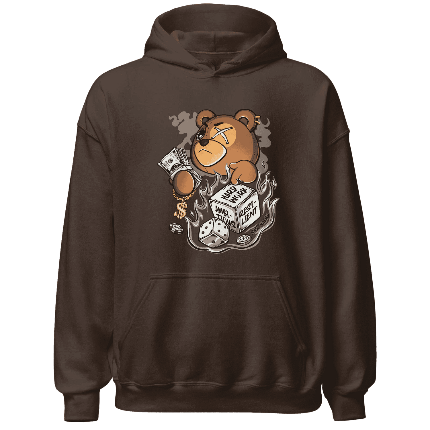 Dunk Low Baroque Brown Hoodie Match Hustle Casino BER - NastyJamz