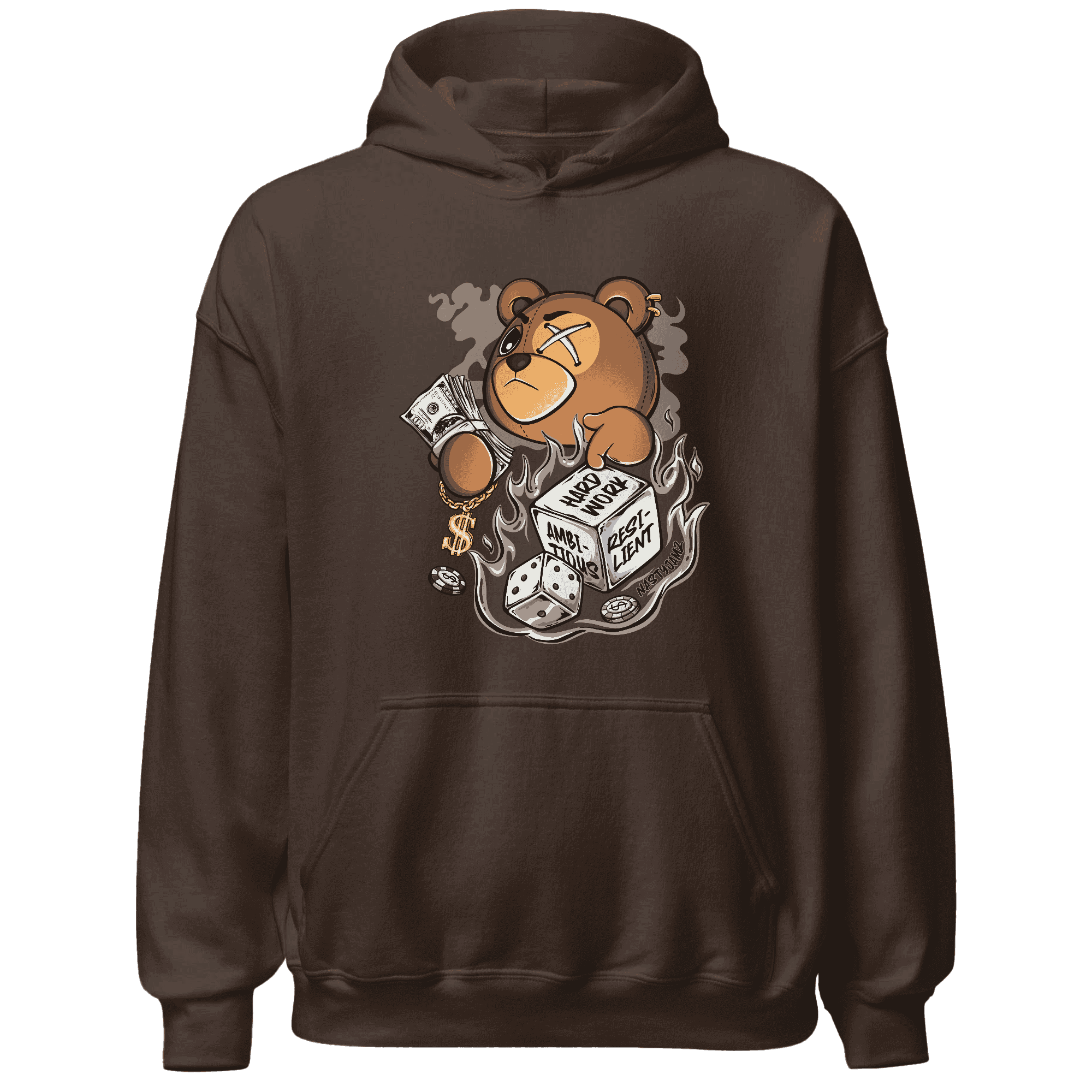 Dunk Low Baroque Brown Hoodie Match Hustle Casino BER - NastyJamz