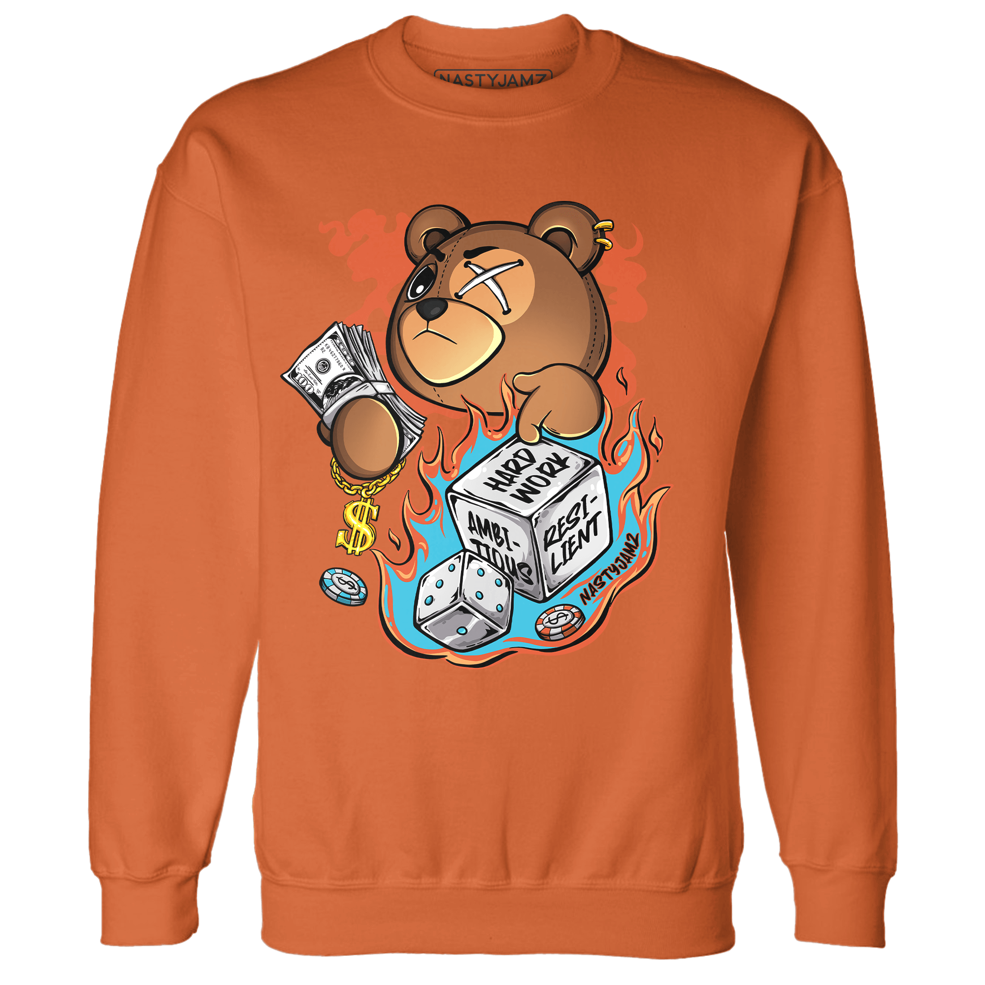 Dunk Low Dolphins Sweatshirt Match Hustle Casino BER - NastyJamz