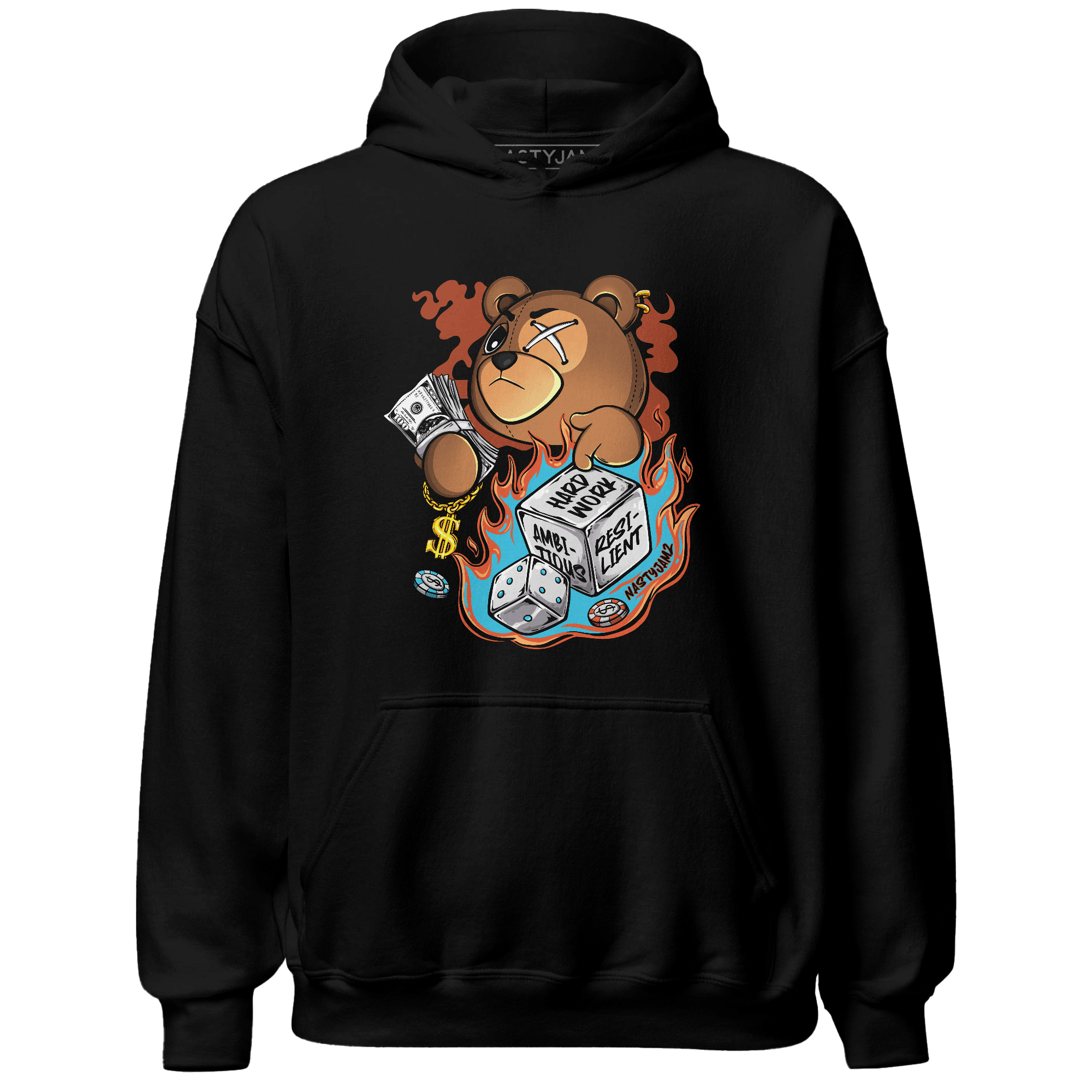 Dunk Low Dolphins Hoodie Match Hustle Casino BER - NastyJamz