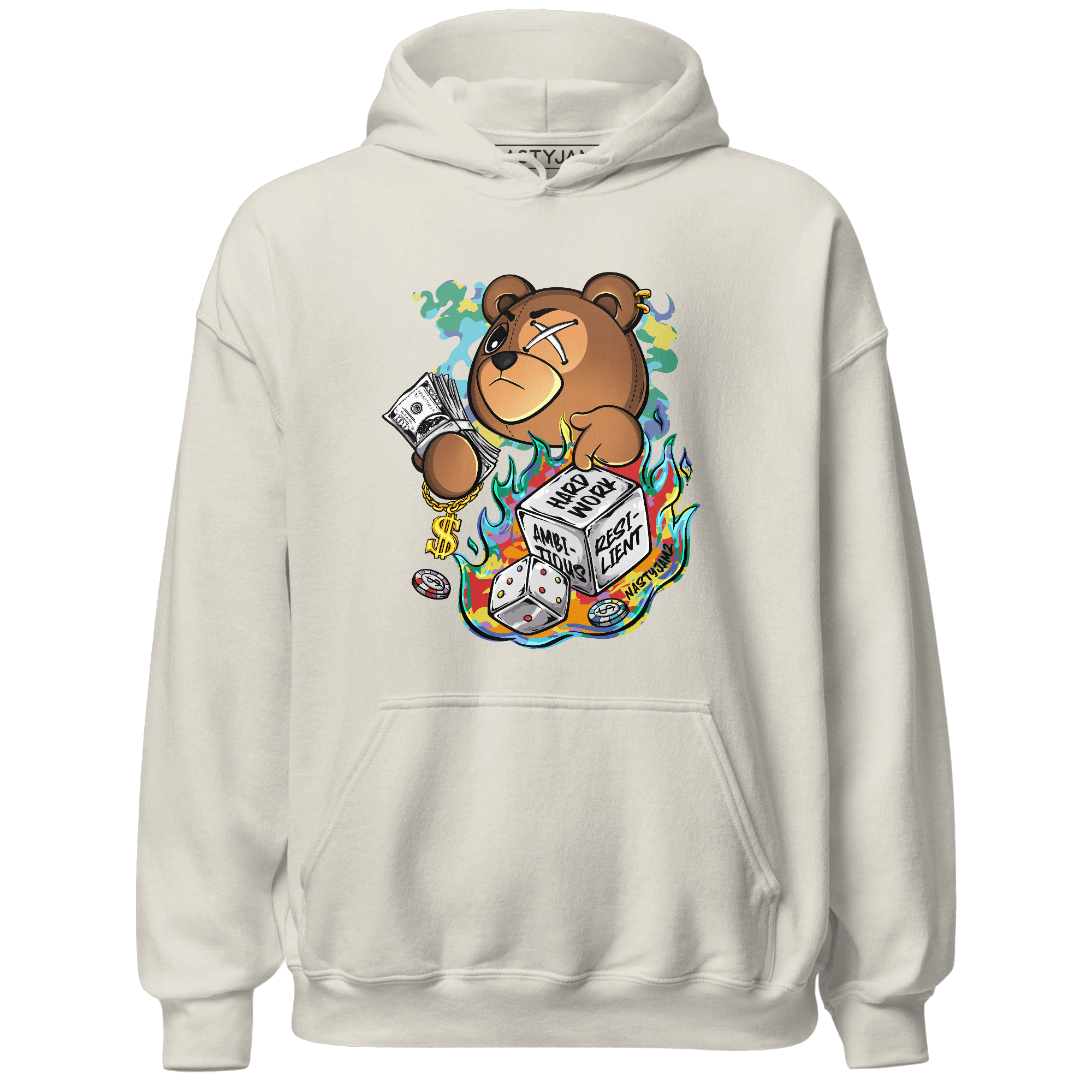Mid GS Six Championships 1s Hoodie Match Hustle Casino BER - NastyJamz