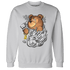 Retro High OG Black White 1s Sweatshirt Match Hustle Casino BER - NastyJamz