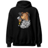 Retro High OG Black White 1s Hoodie Match Hustle Casino BER - NastyJamz
