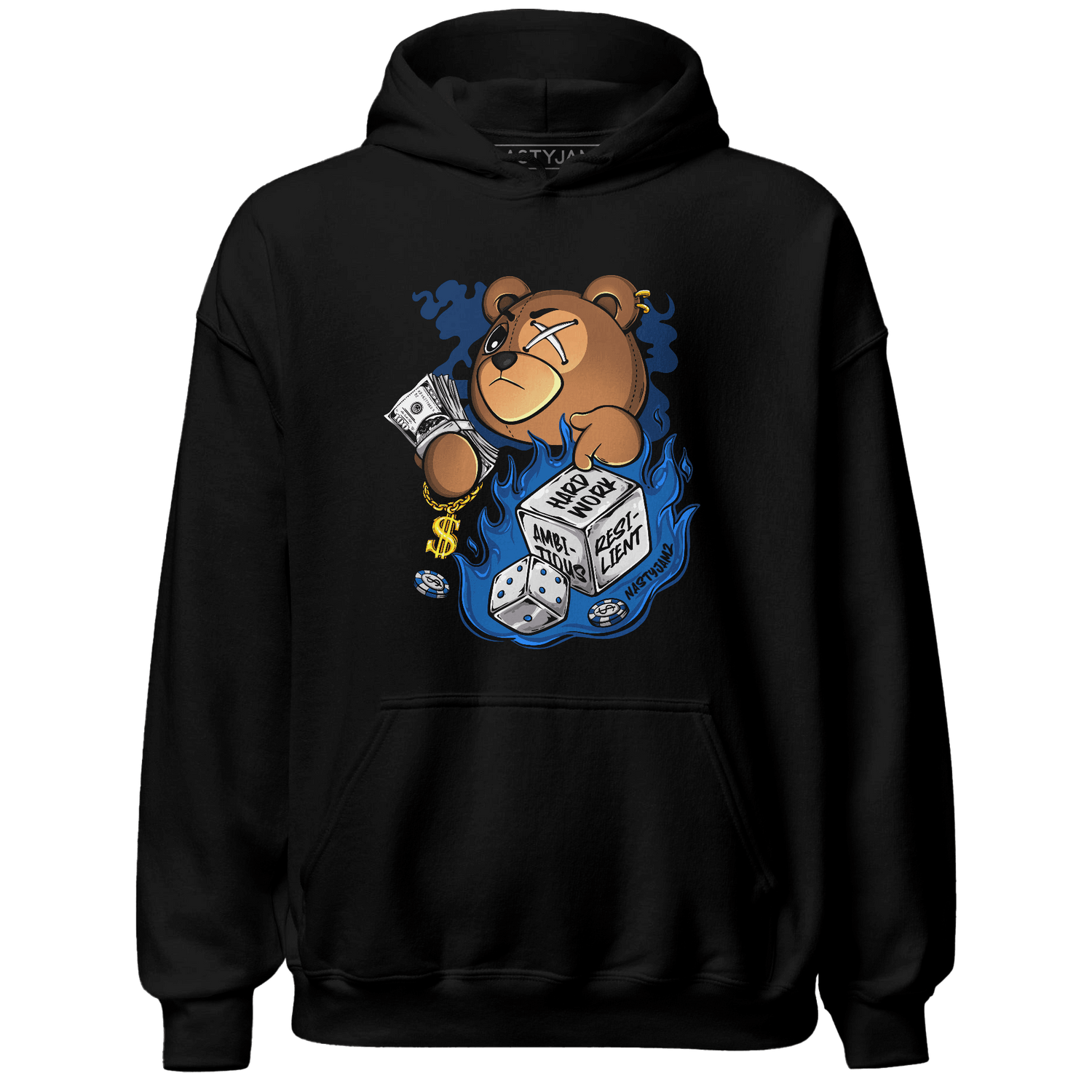 Royal Reimagined 1s Hoodie Match Hustle Casino BER - NastyJamz