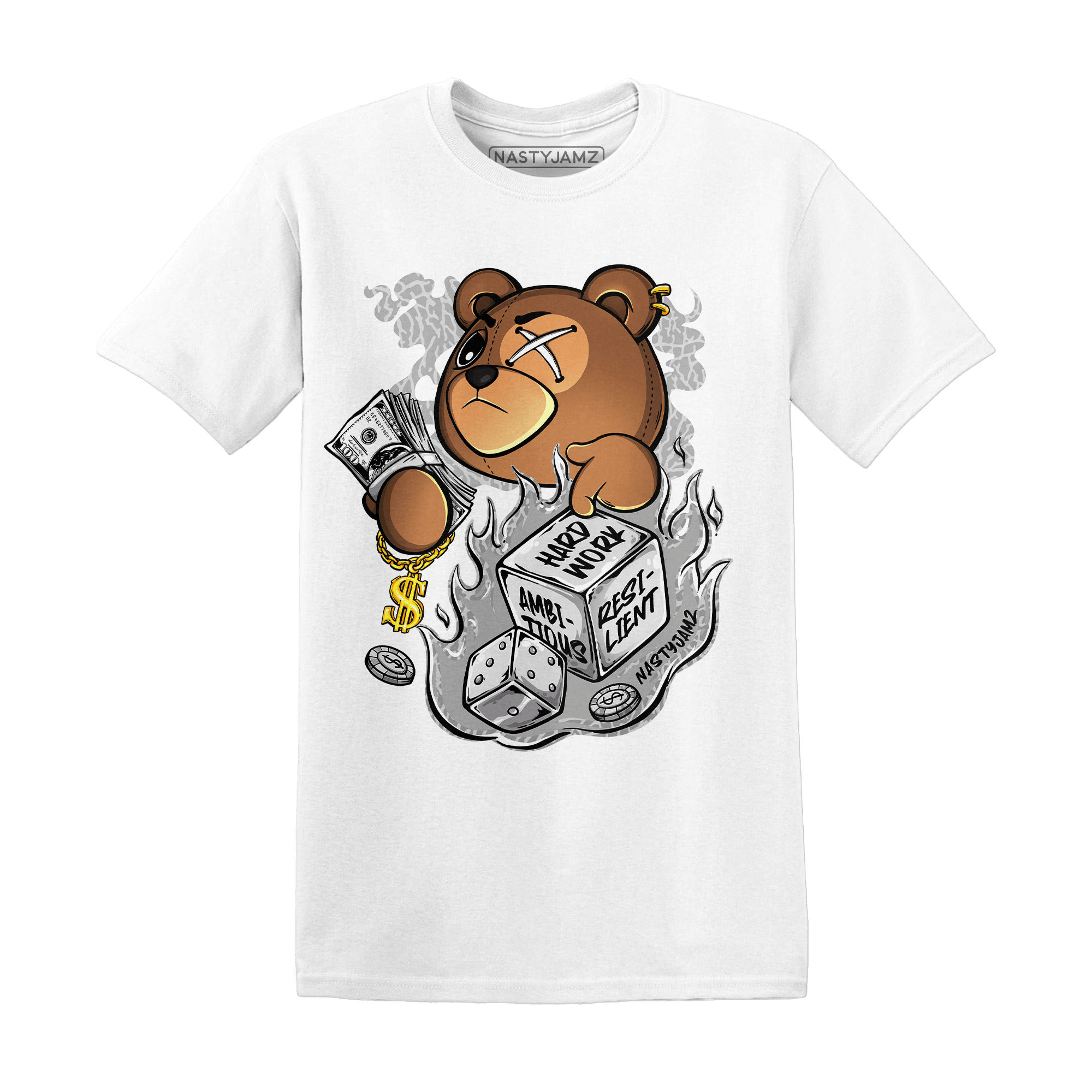 Craft Ivory 3s T Shirt Match Hustle Casino BER - NastyJamz