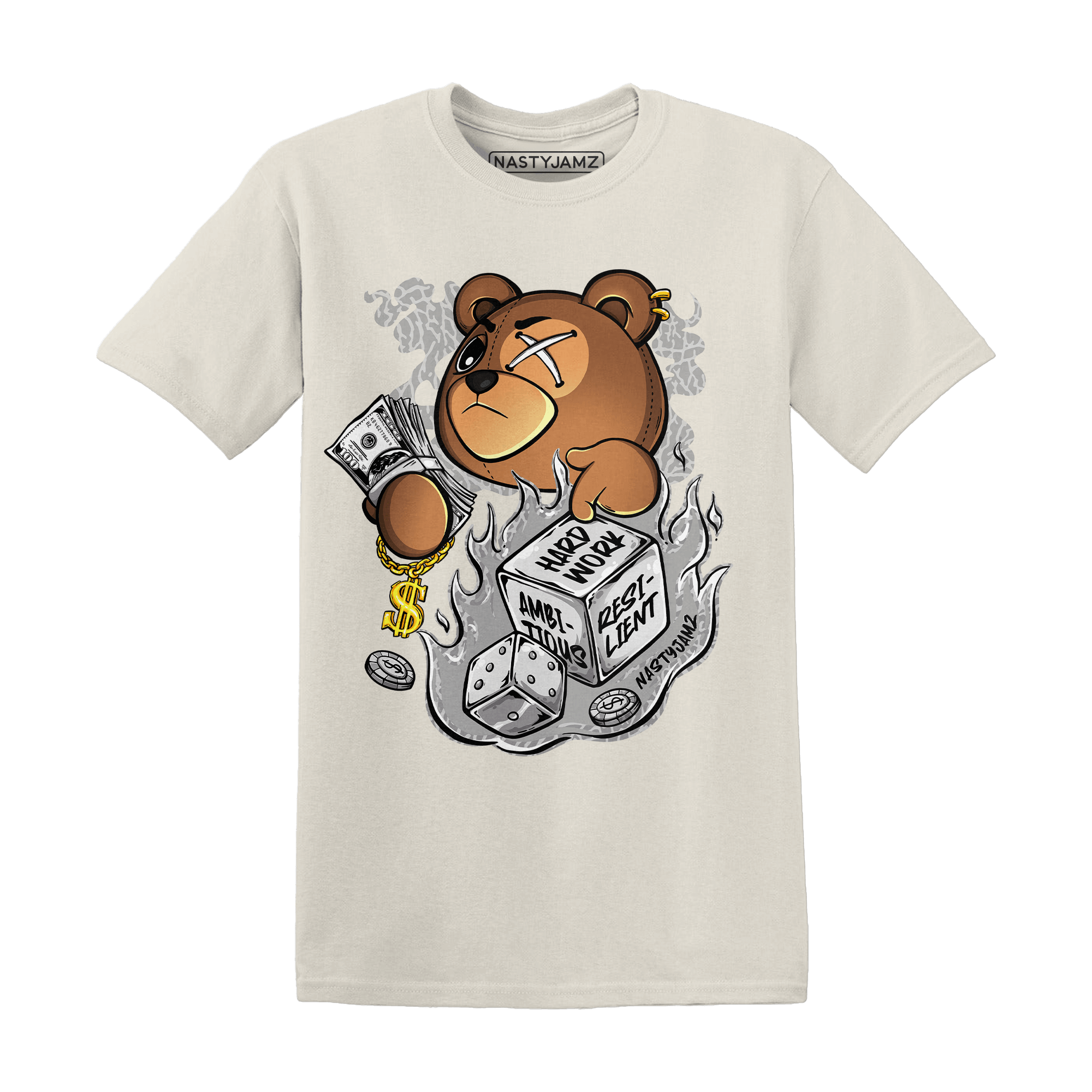 Craft Ivory 3s T Shirt Match Hustle Casino BER - NastyJamz