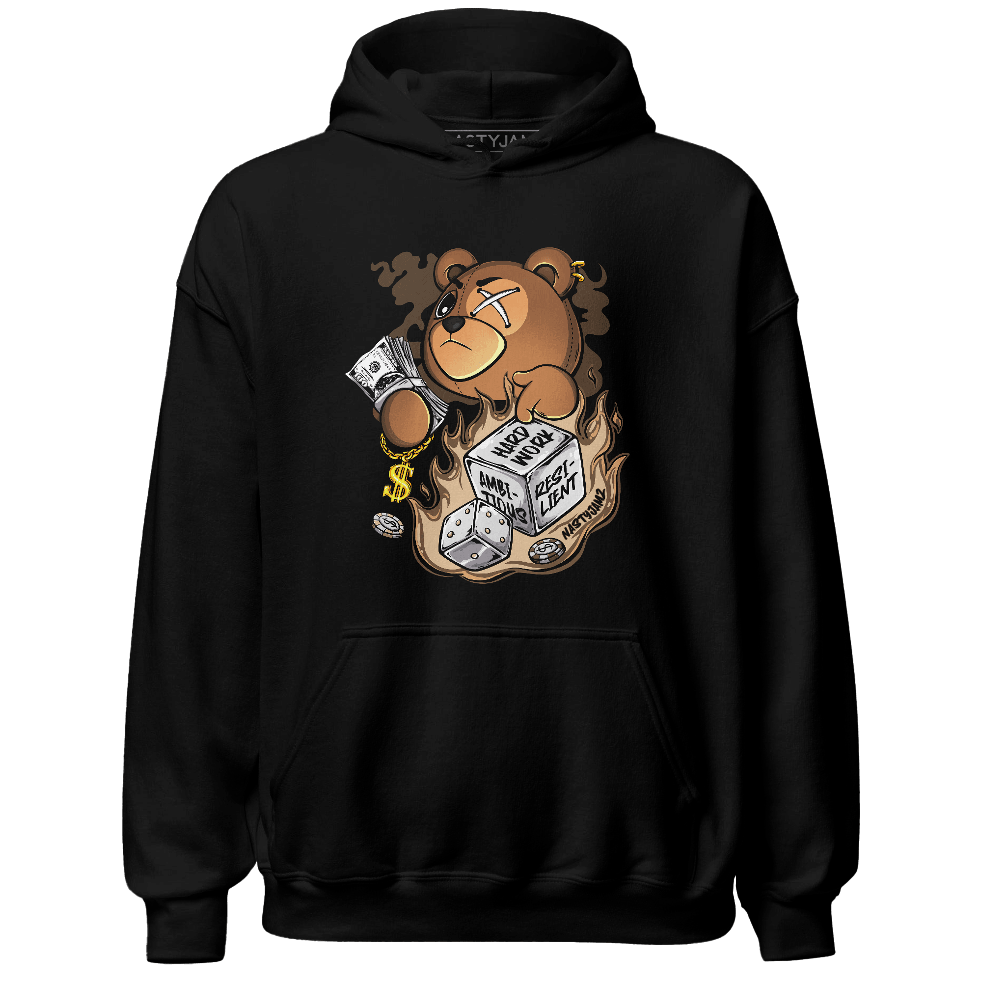 Palomino 3s Hoodie Match Hustle Casino BER - NastyJamz