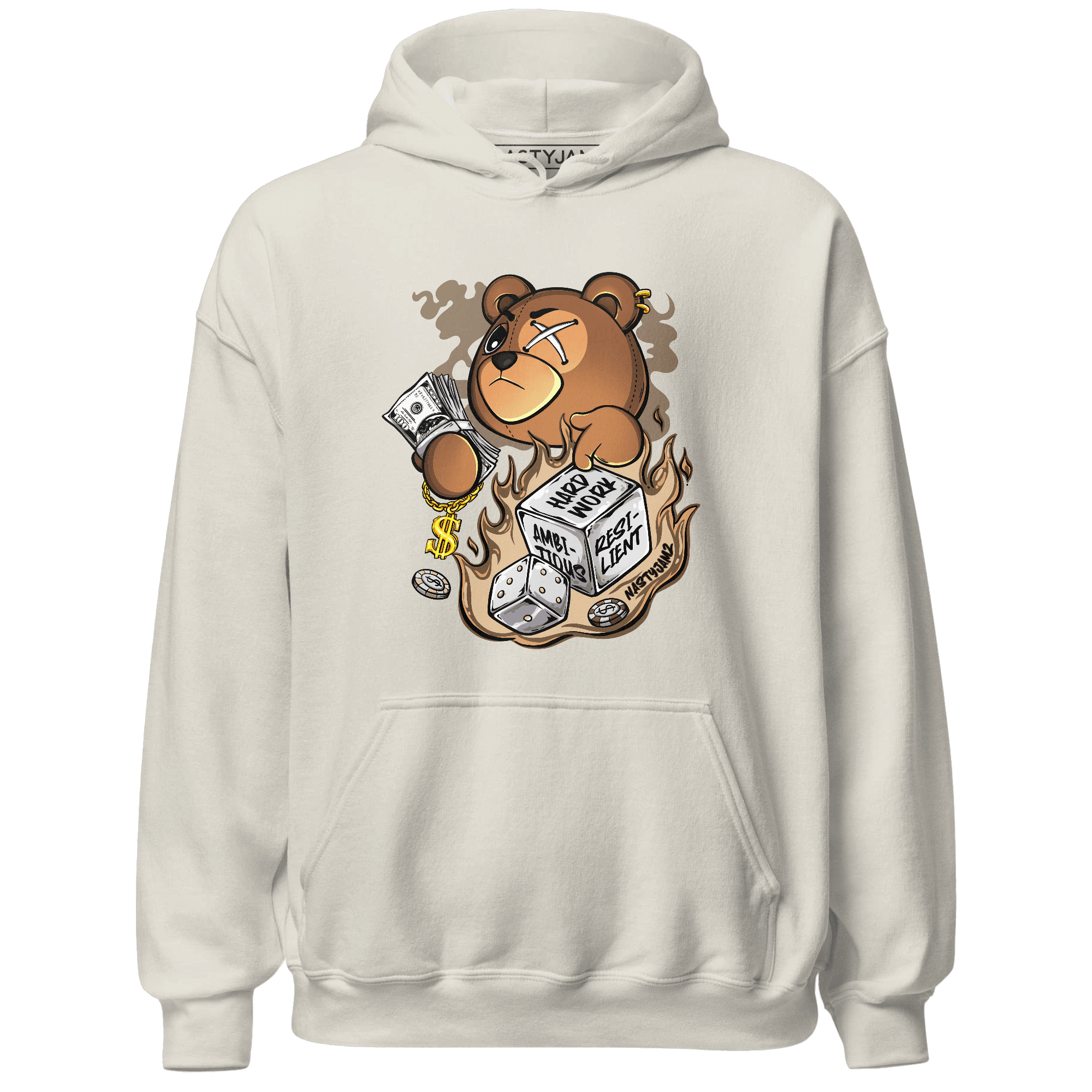 Palomino 3s Hoodie Match Hustle Casino BER - NastyJamz