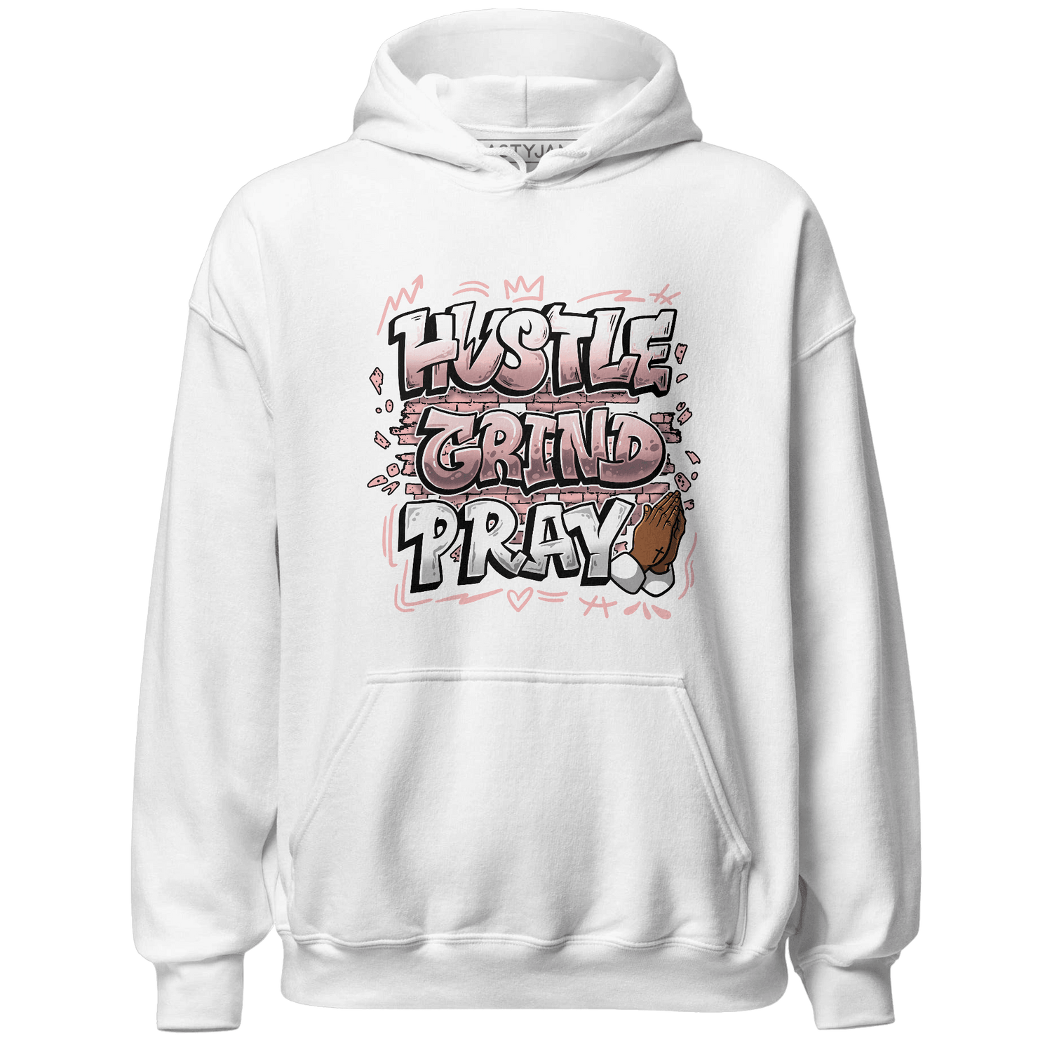 Low Legend Pink 11s Hoodie Match Hustle Grind Pray - NastyJamz