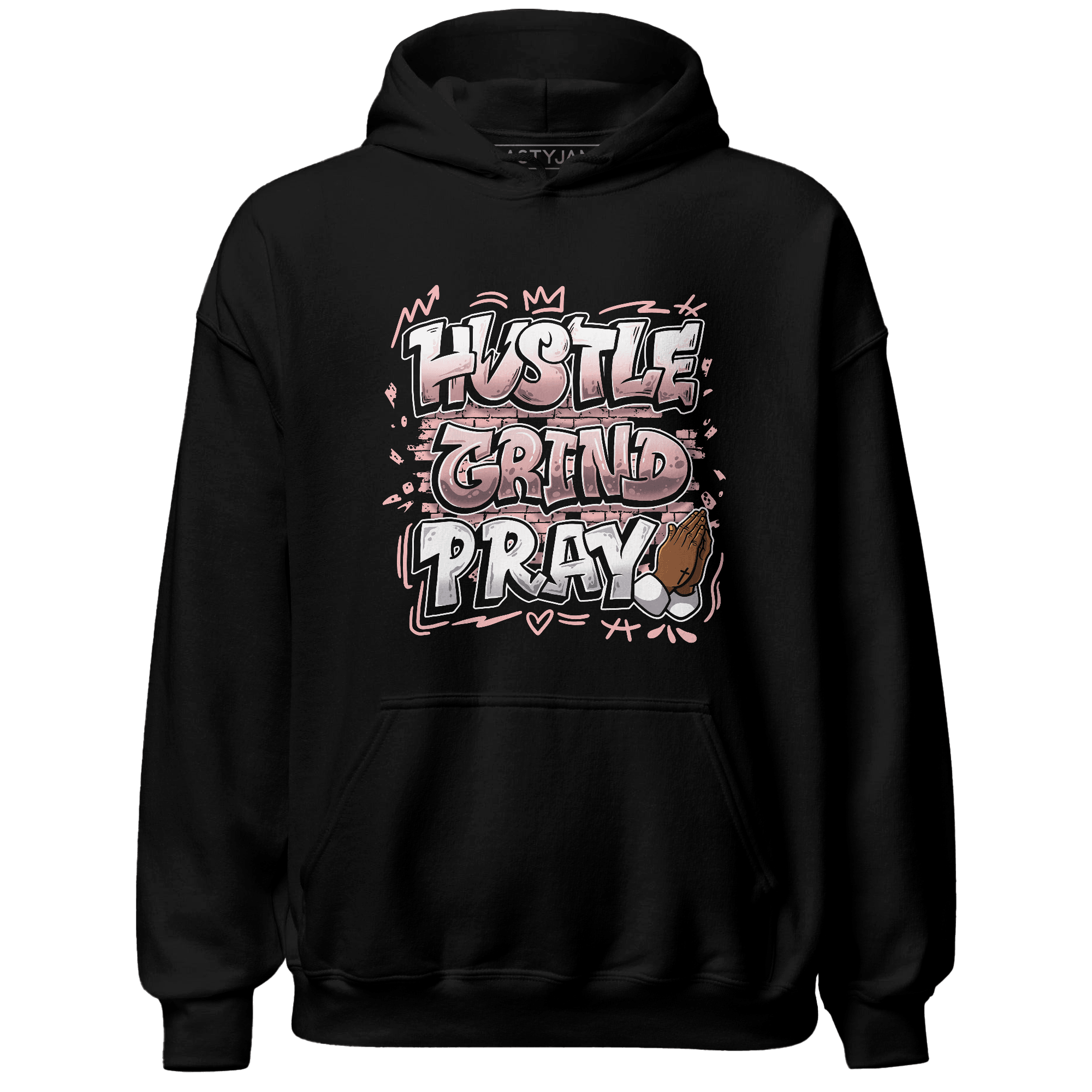 Low Legend Pink 11s Hoodie Match Hustle Grind Pray - NastyJamz