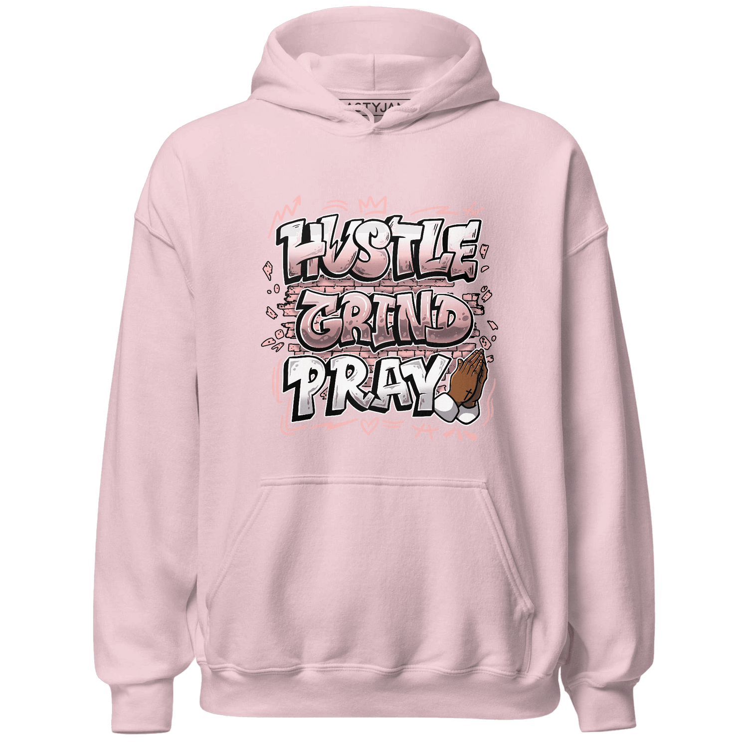 Low Legend Pink 11s Hoodie Match Hustle Grind Pray - NastyJamz