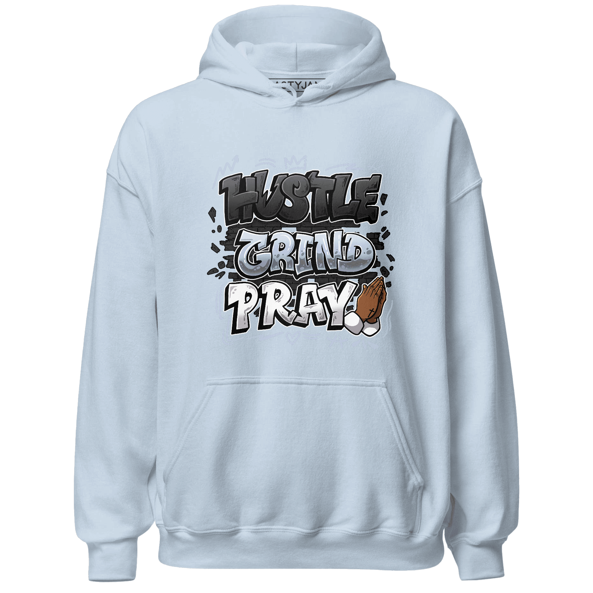 Low Space Jamz 11s Hoodie Match Hustle Grind Pray - NastyJamz