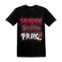 High White Team Red 1s T Shirt Match Hustle Grind Pray - NastyJamz