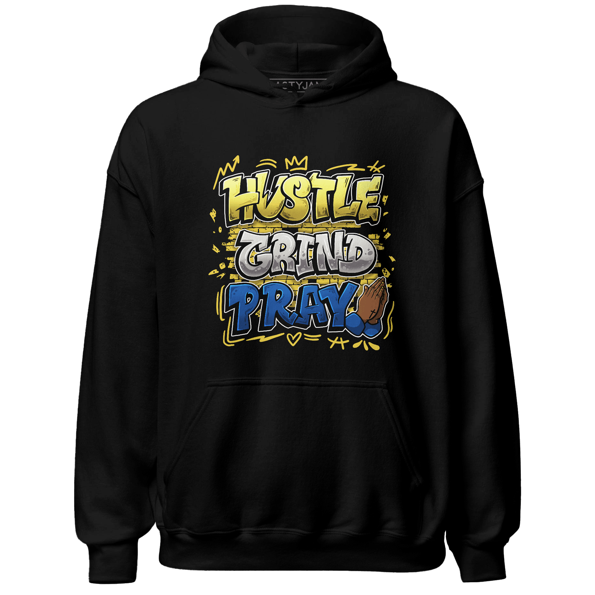 Low OG Canary TVSC 1s Hoodie Match Hustle Grind Pray - NastyJamz