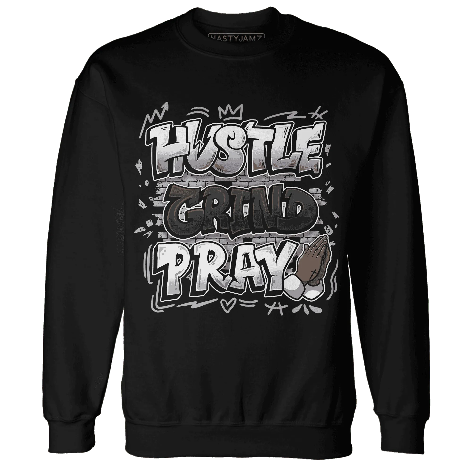 Wolf-Grey-1s-Sweatshirt-Match-Hustle-Grind-Pray