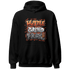 Georgia Peach 3s Hoodie Match Hustle Grind Pray - NastyJamz