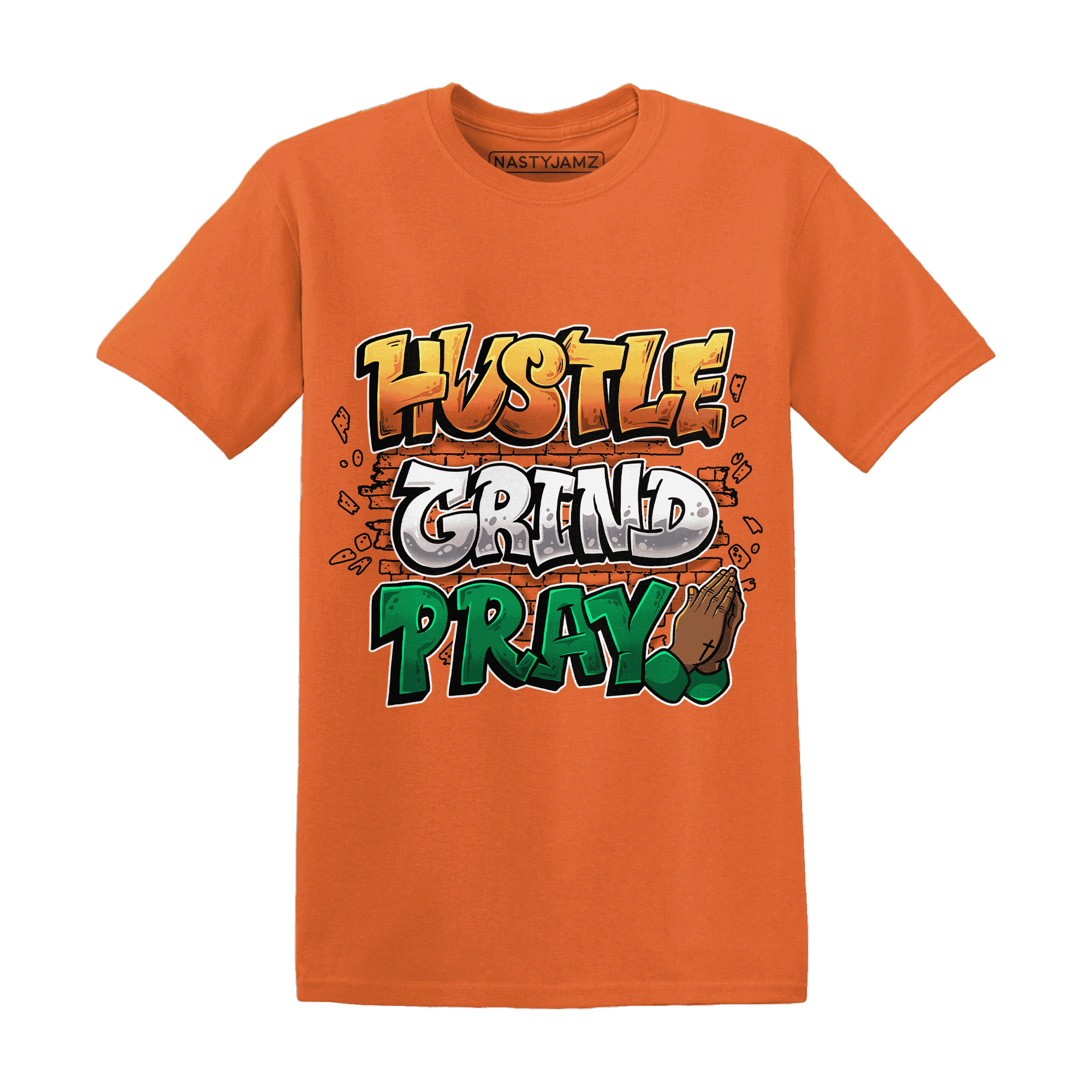 MAM Hurricanes 5s T Shirt Match Hustle Grind Pray - NastyJamz