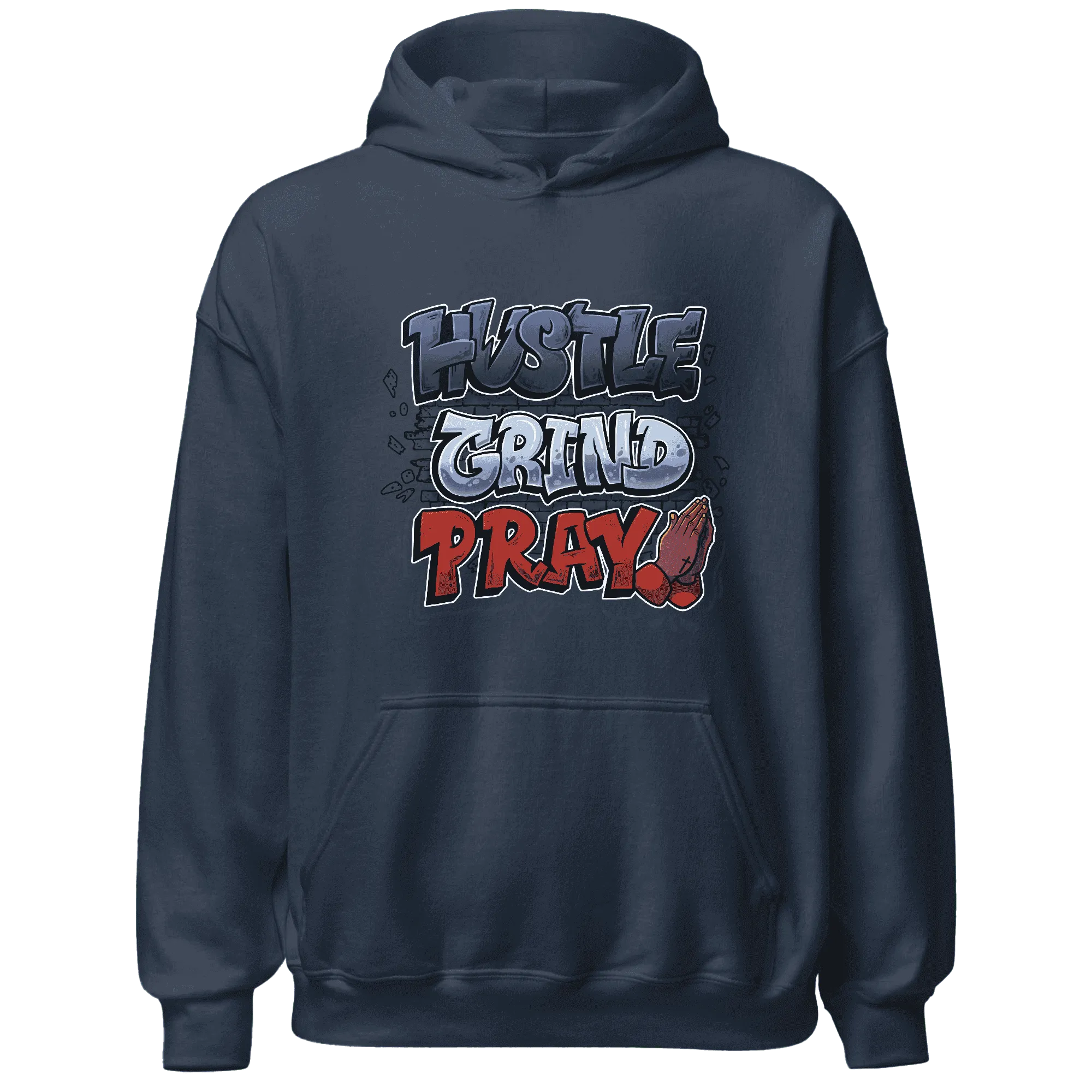 White-Navy-6s-Hoodie-Match-Hustle-Grind-Pray