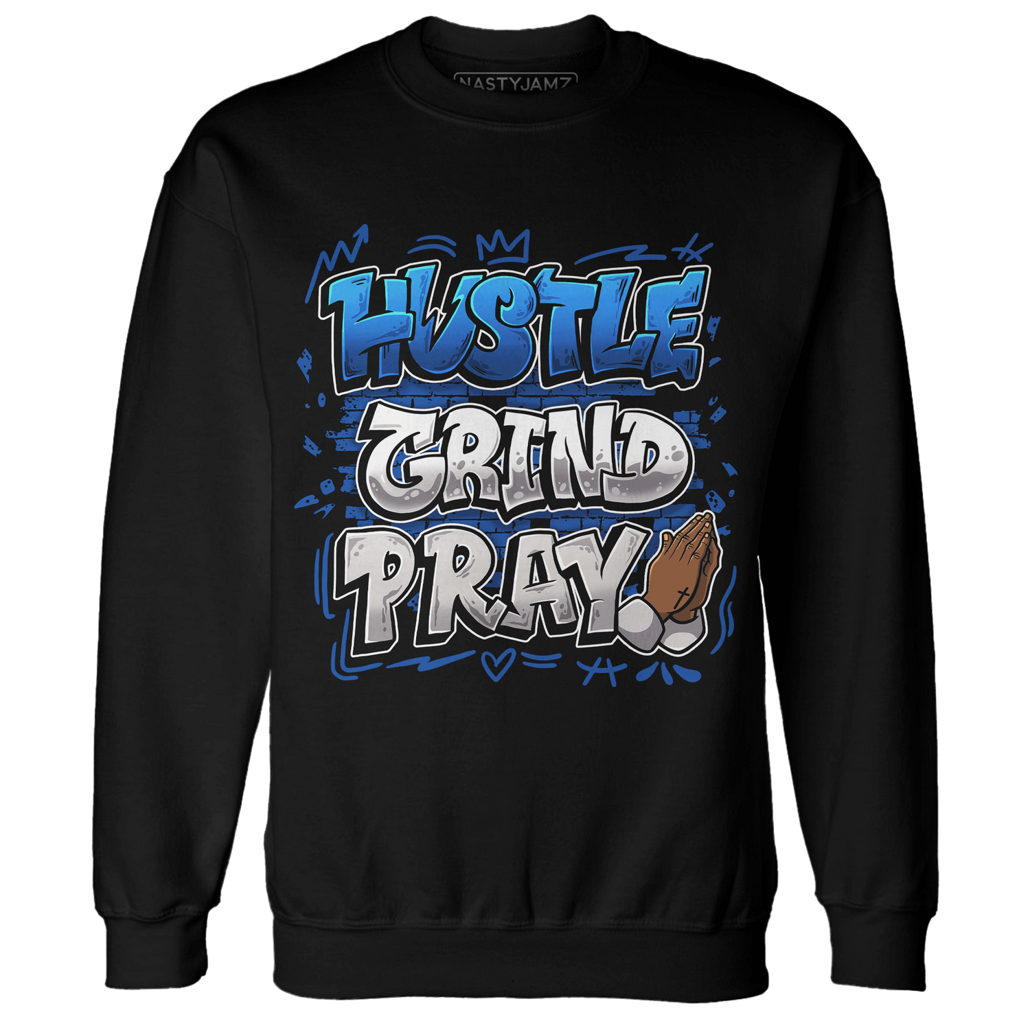 Air Max 1 86 Royal Sweatshirt Match Hustle Grind Pray - NastyJamz