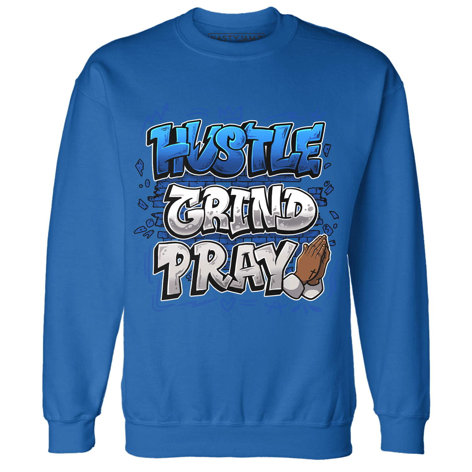 Air Max 1 86 Royal Sweatshirt Match Hustle Grind Pray - NastyJamz