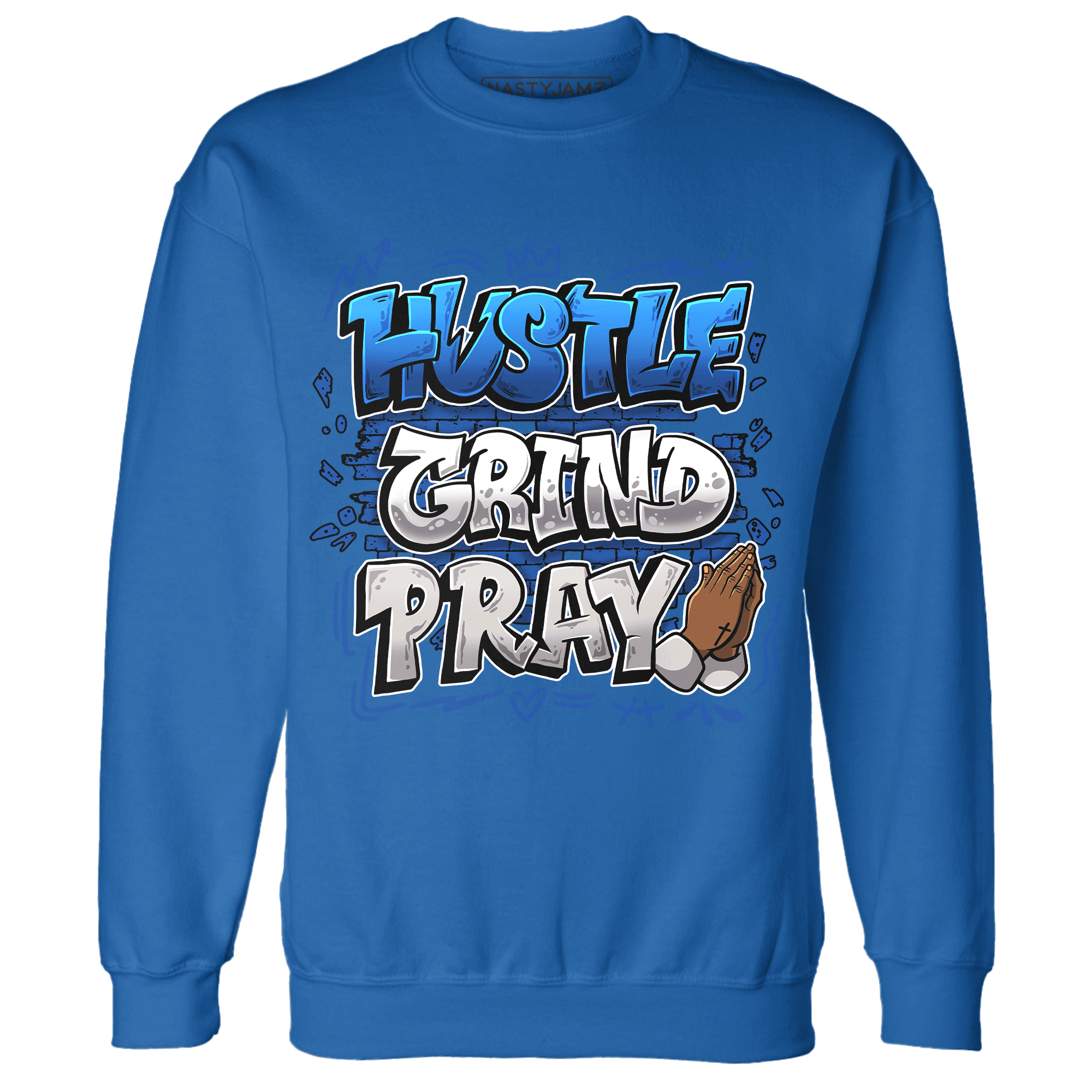 Air Max 1 86 Royal Sweatshirt Match Hustle Grind Pray - NastyJamz