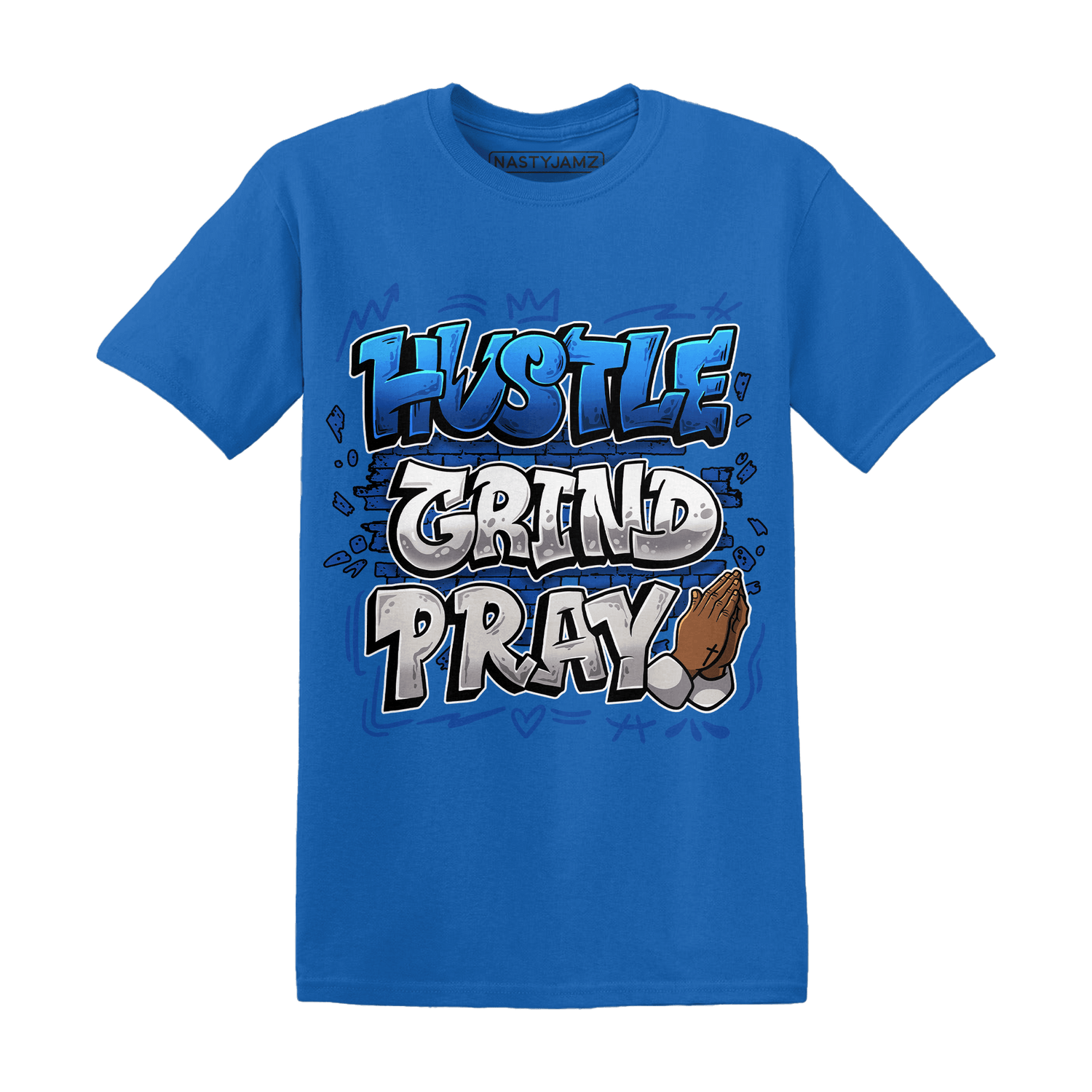 Air Max 1 86 Royal T Shirt Match Hustle Grind Pray - NastyJamz
