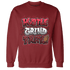 Cherry 12s Sweatshirt Match Hustle Grind Pray - NastyJamz