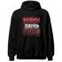 Cherry 12s Hoodie Match Hustle Grind Pray - NastyJamz