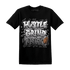 Retro High OG Black White 1s T Shirt Match Hustle Grind Pray - NastyJamz
