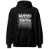 Retro High OG Black White 1s Hoodie Match Hustle Grind Pray - NastyJamz
