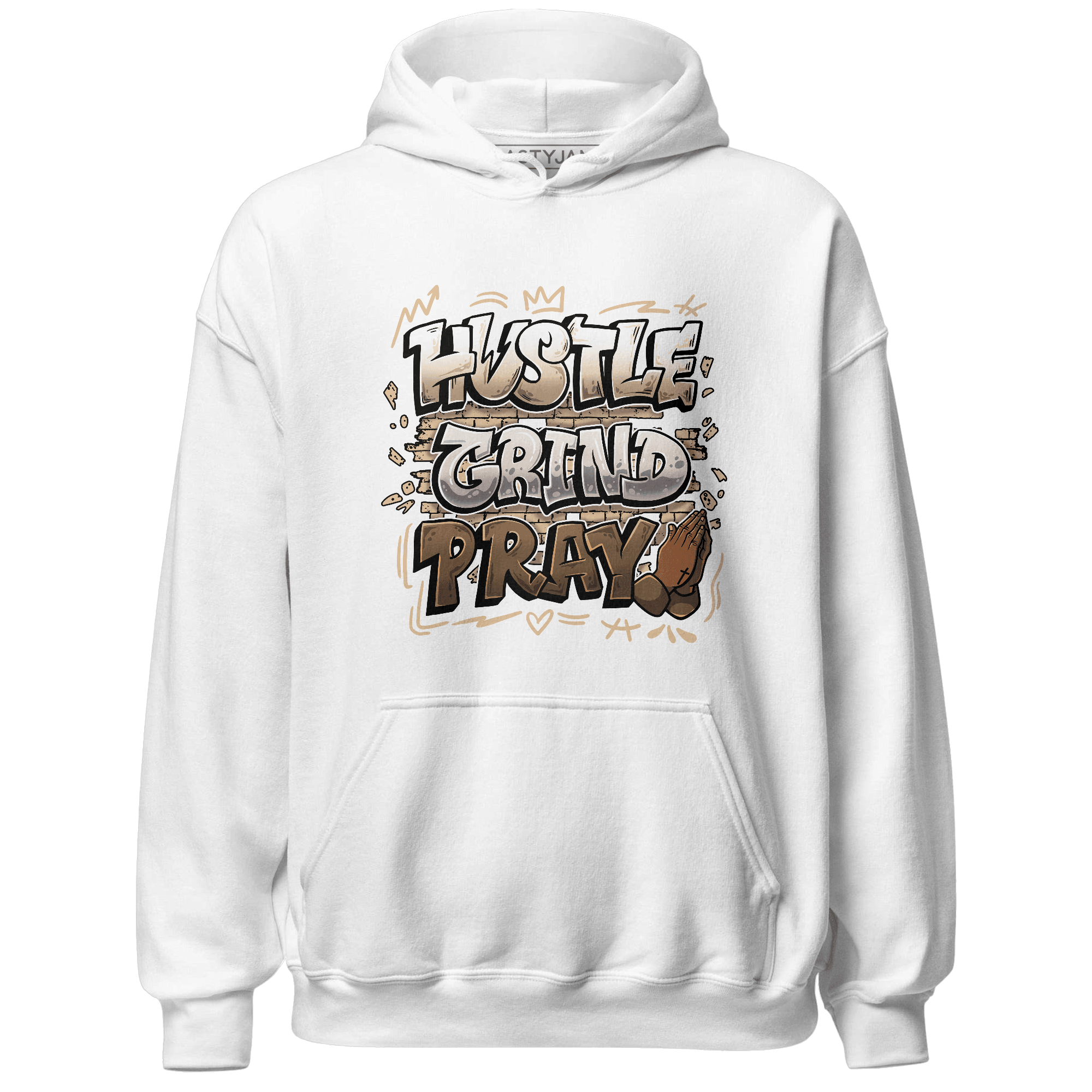 Palomino 3s Hoodie Match Hustle Grind Pray - NastyJamz