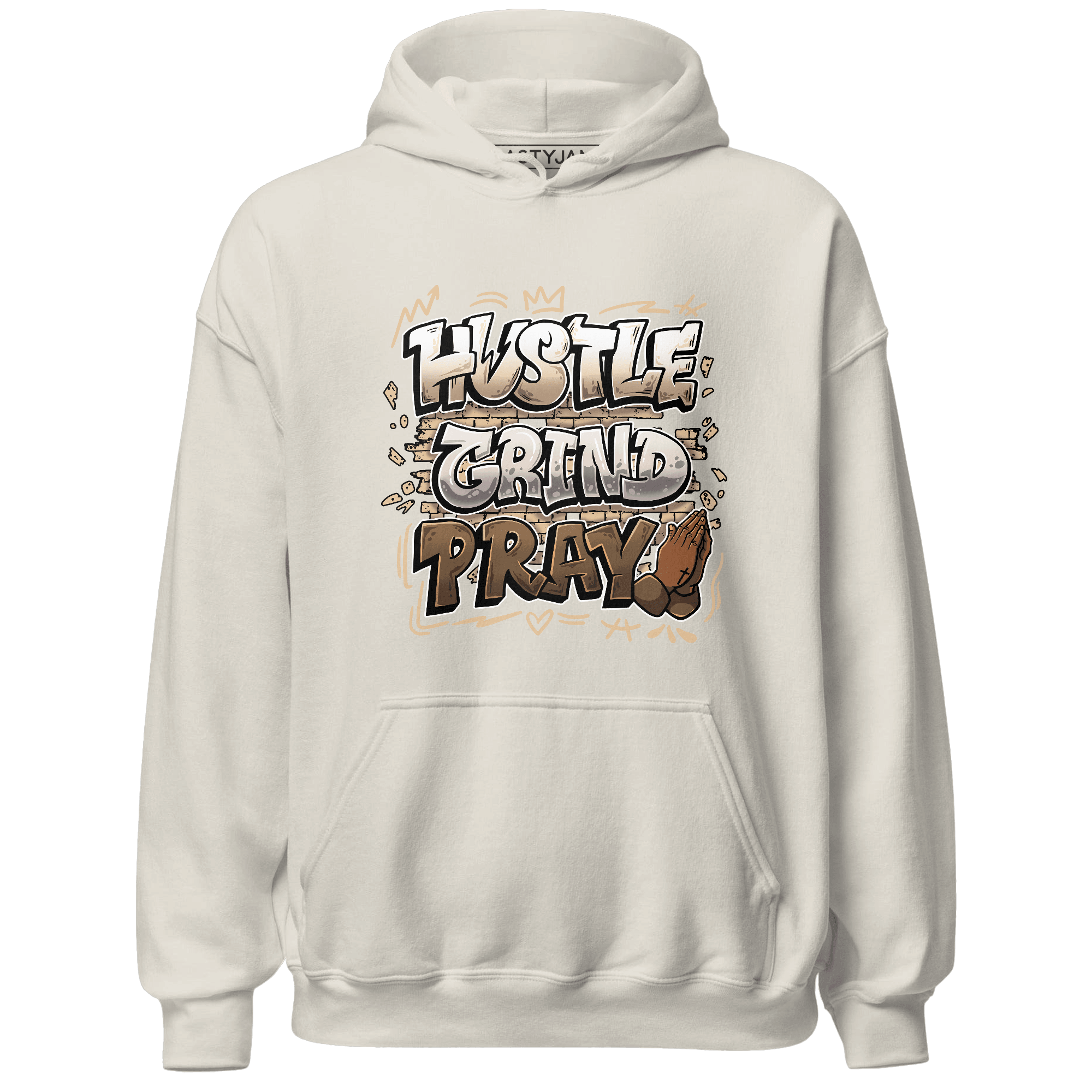 Palomino 3s Hoodie Match Hustle Grind Pray - NastyJamz