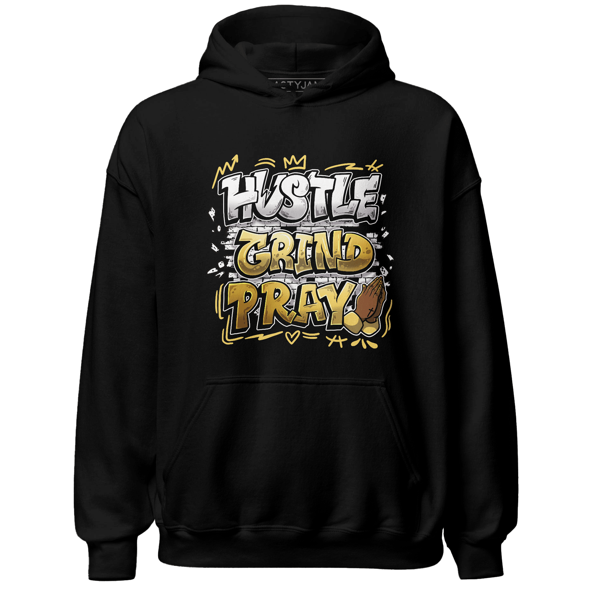 Sail 4s Hoodie Match Hustle Grind Pray - NastyJamz