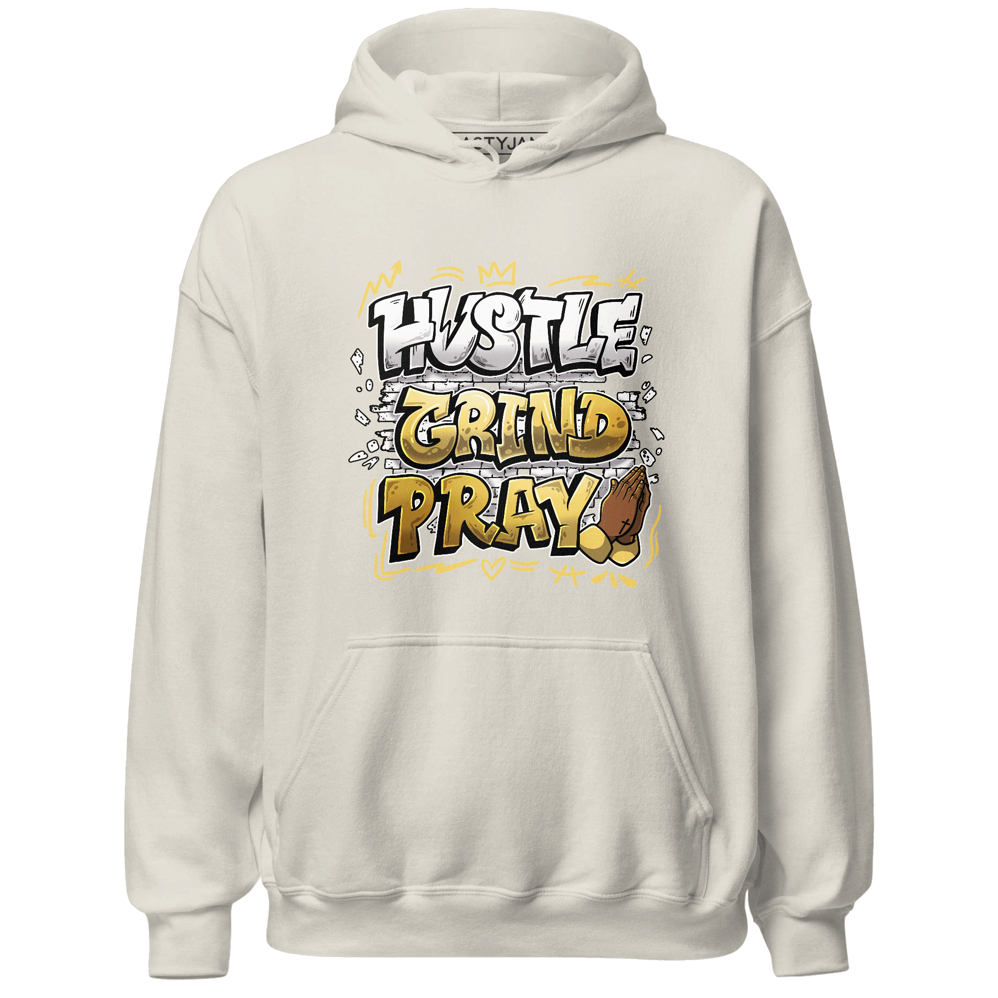 Sail 4s Hoodie Match Hustle Grind Pray - NastyJamz