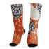 Georgia Peach 3s Socks Match Hustle Grind Pray 3D All-Over Print - NastyJamz