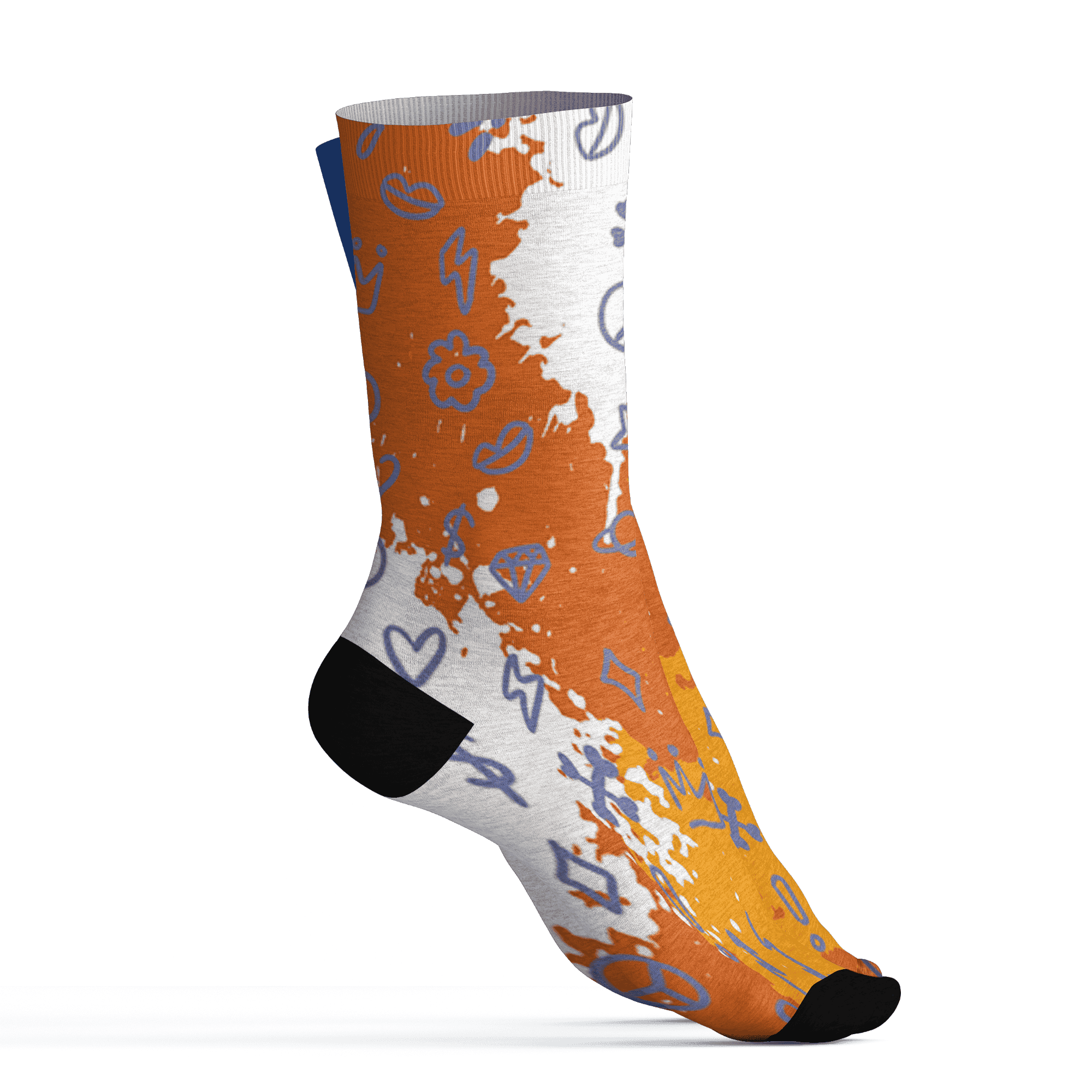 Dunk Low Knicks Socks Match Hustle Grind Pray 3D All-Over Print - NastyJamz