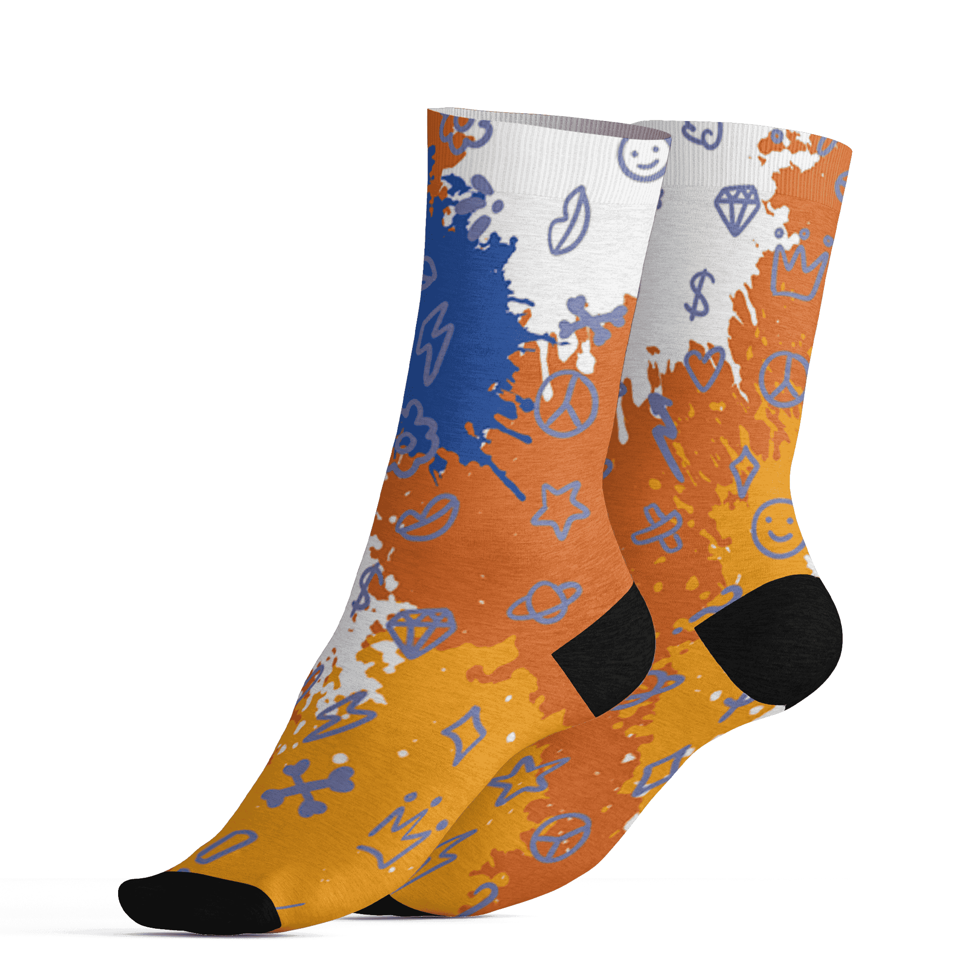 Dunk Low Knicks Socks Match Hustle Grind Pray 3D All-Over Print - NastyJamz