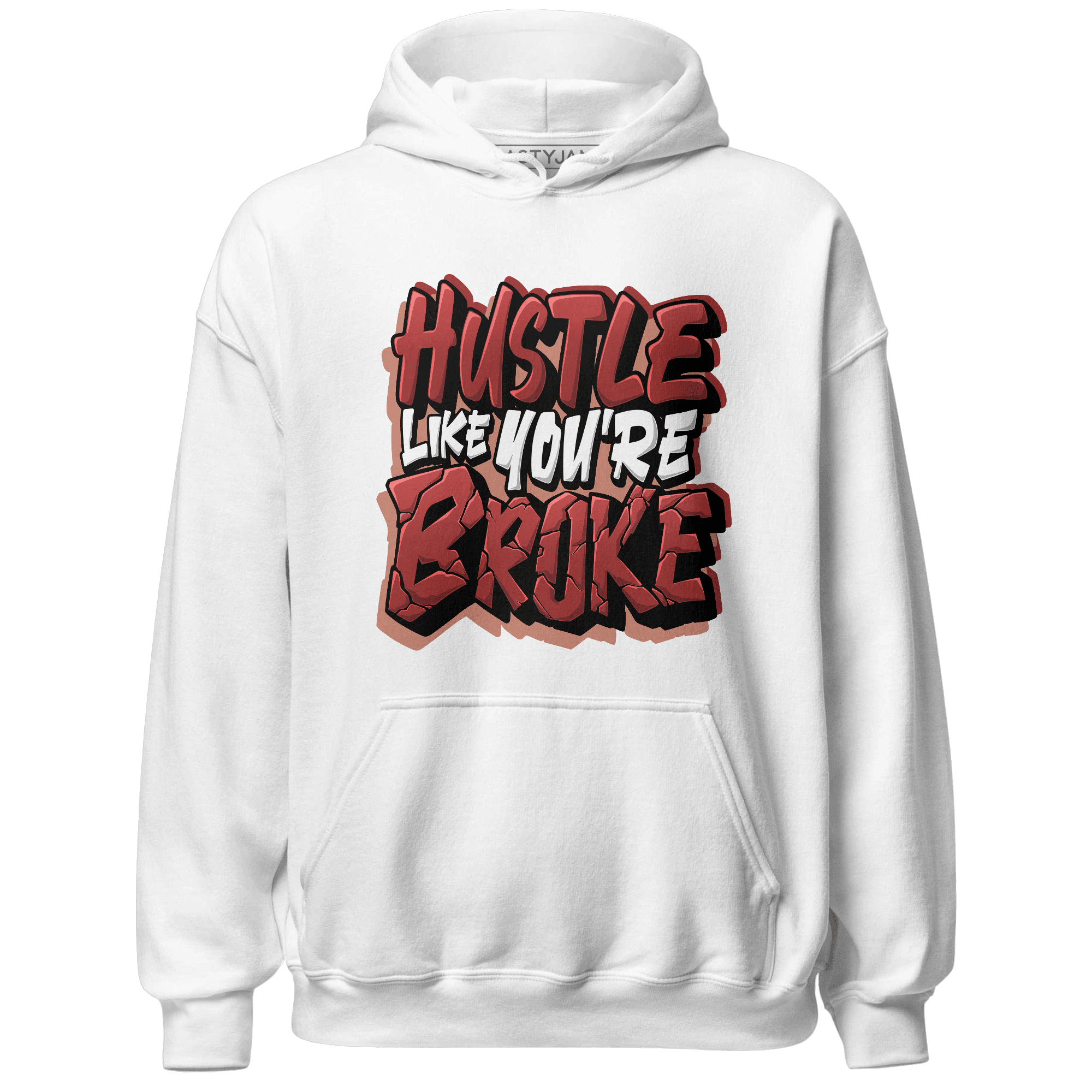 Dune Red 13s Hoodie Match Hustle Like Broke - NastyJamz