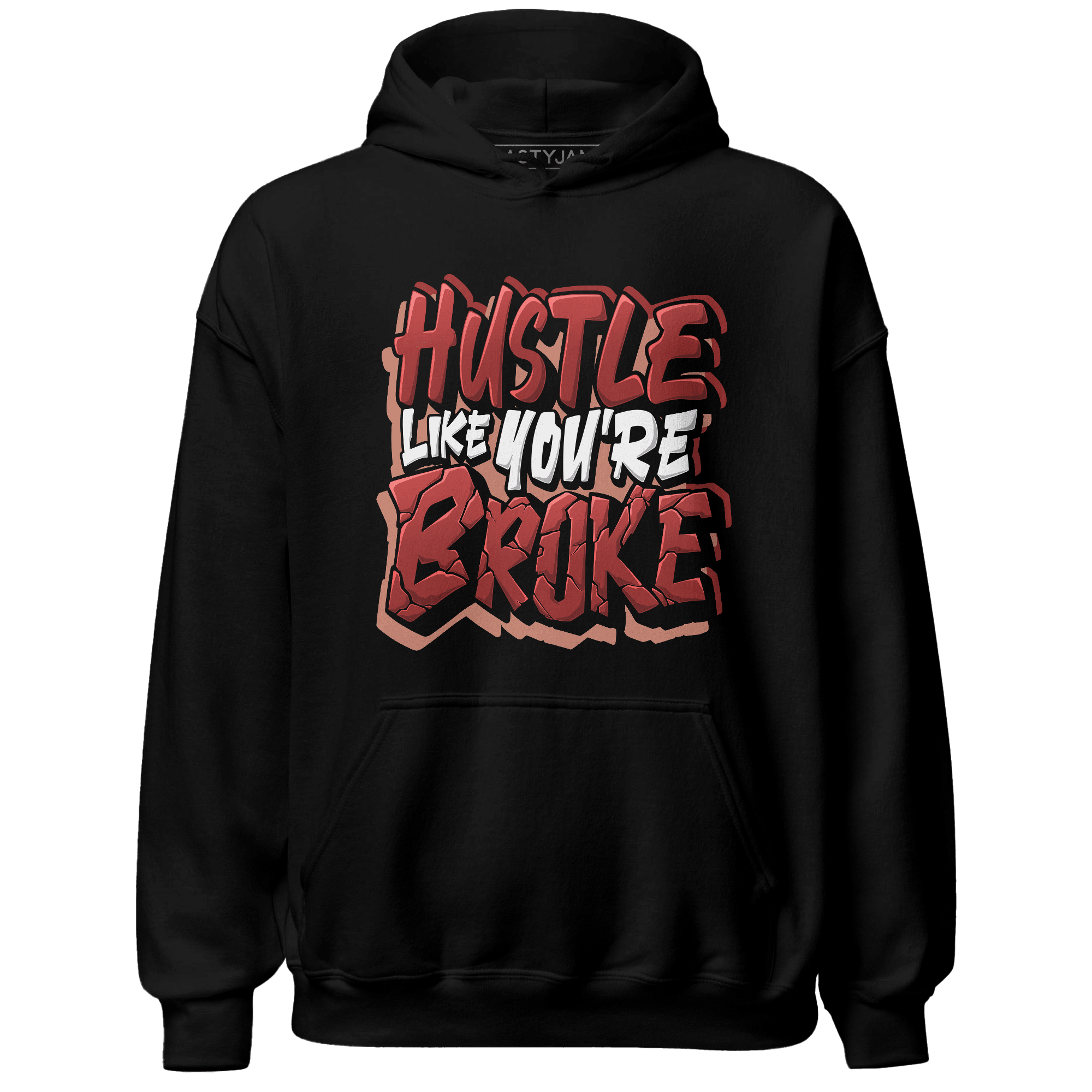 Dune Red 13s Hoodie Match Hustle Like Broke - NastyJamz