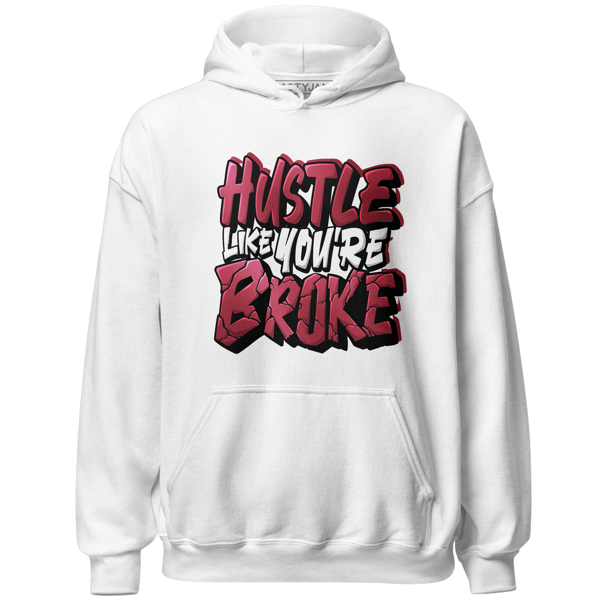 High 85 Metallic Burgundy 1s Hoodie Match Hustle Like Broke - NastyJamz