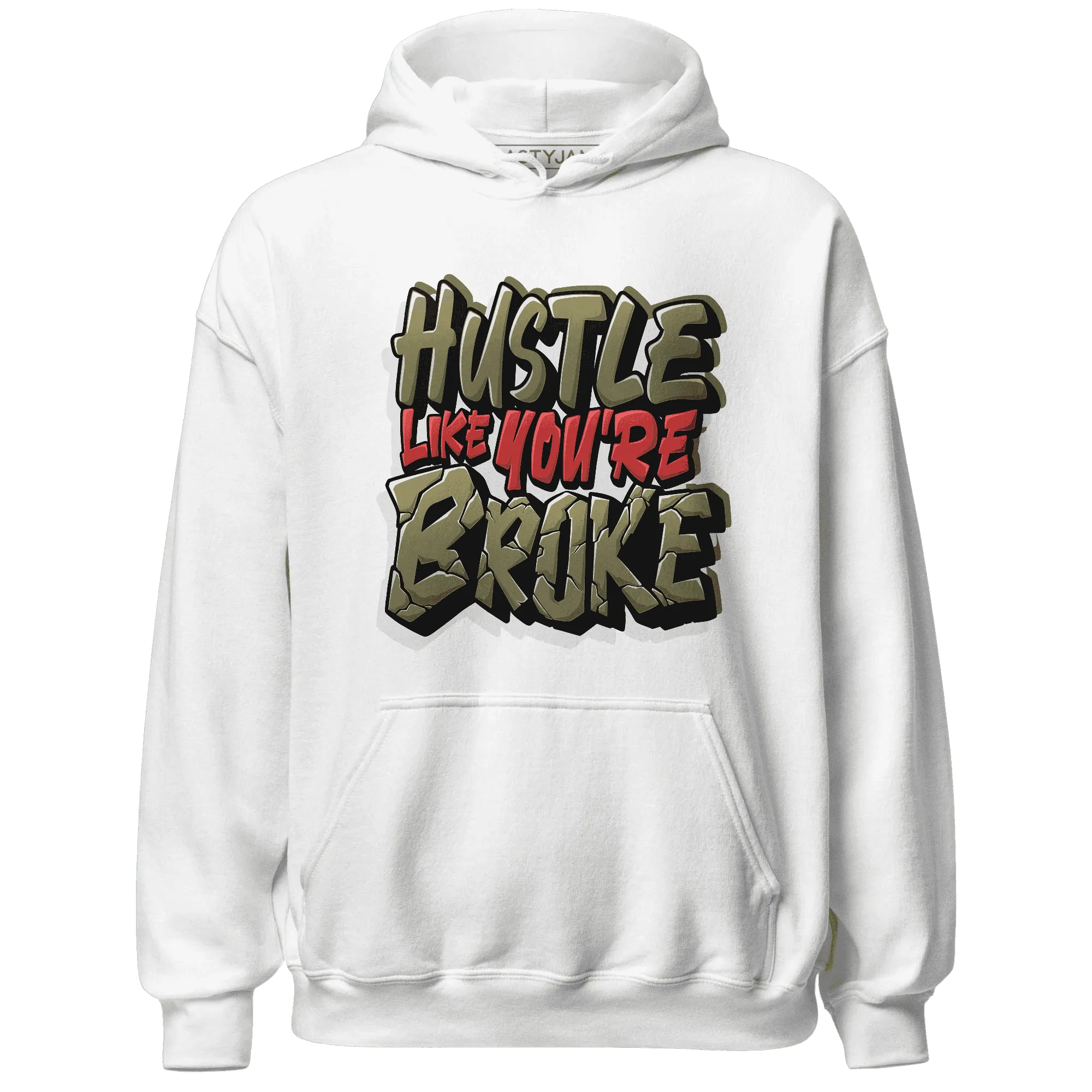NastyJamz-Medium-Olive-1s-Hoodie-Match-Hustle-Like-Broke
