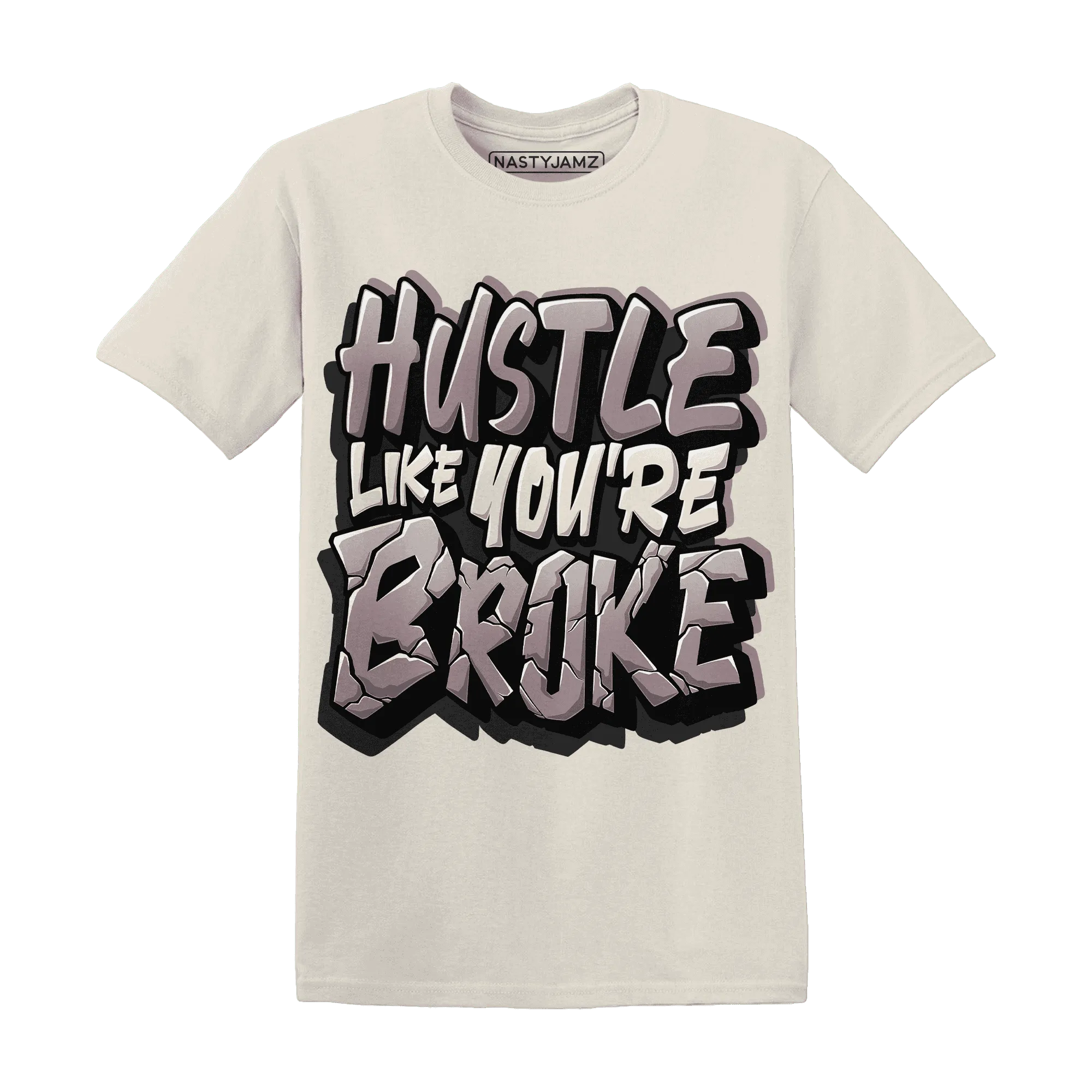 NastyJamz-Black-Violet-Ore-3s-T-Shirt-Match-Hustle-Like-Broke