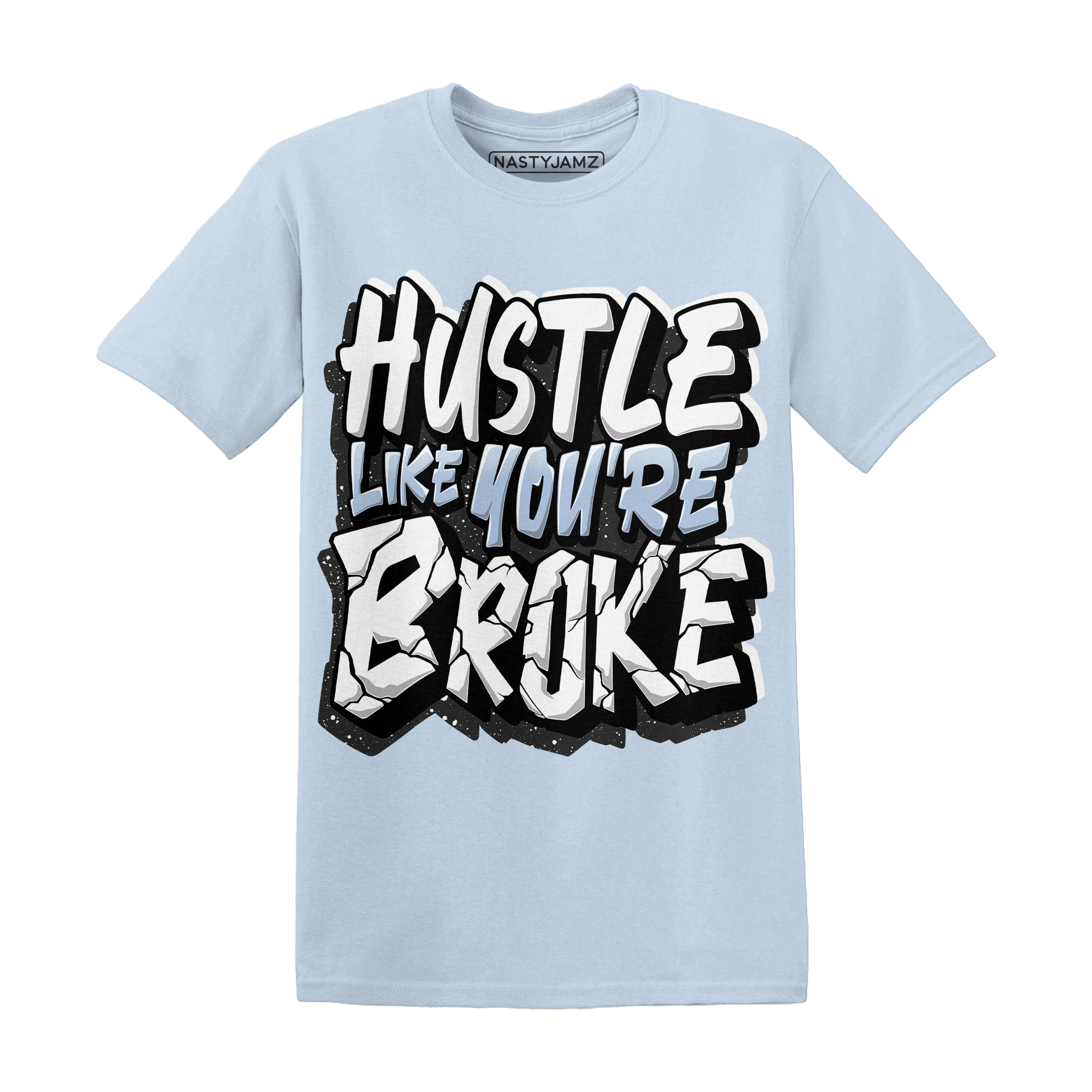 Reverse Oreo 6s T Shirt Match Hustle Like Broke - NastyJamz