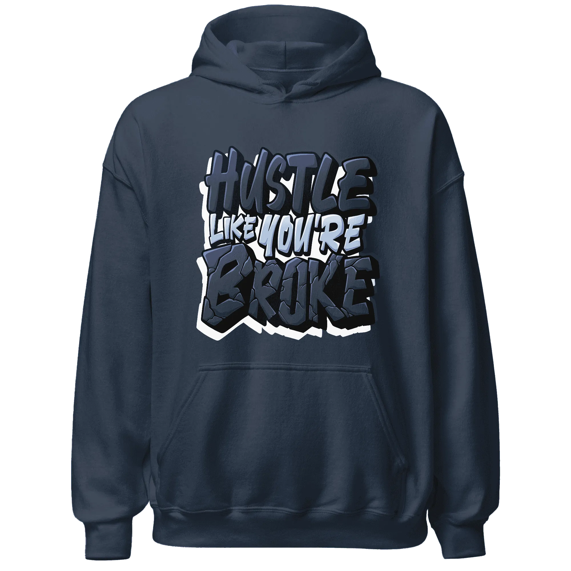White-Navy-6s-Hoodie-Match-Hustle-Like-Broke