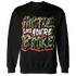 AM-90-Dark-Sage-Solar-Red-NastyJamz-Sweatshirt-Match-Hustle-Like-Broke
