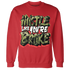AM-90-Dark-Sage-Solar-Red-NastyJamz-Sweatshirt-Match-Hustle-Like-Broke