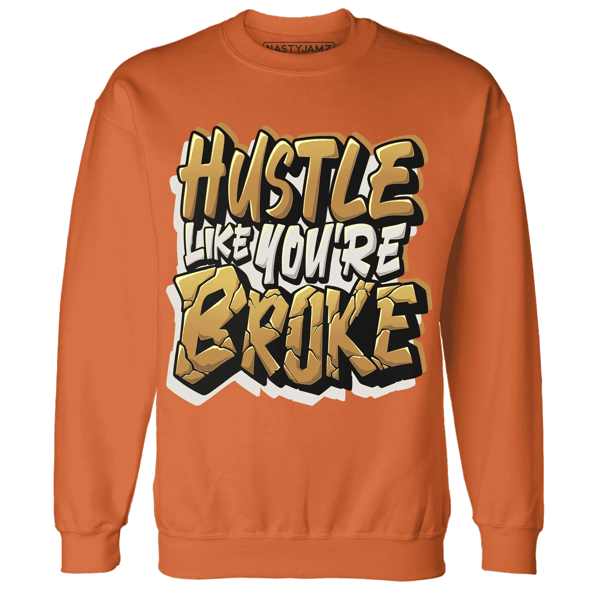 Dunk-Low-Retro-Wheat-Orange-NastyJamz-Sweatshirt-Match-Hustle-Like-Broke