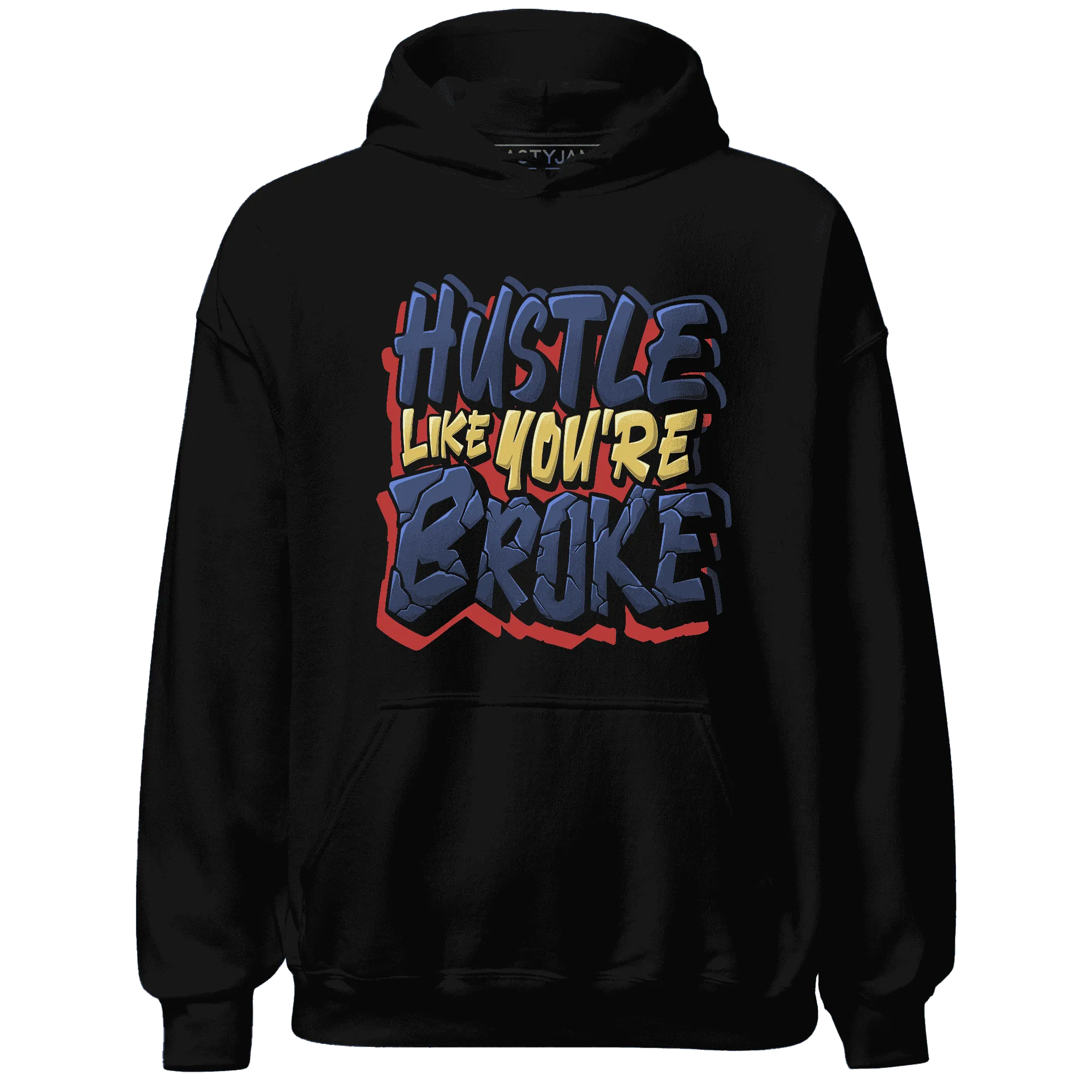 VaporMax-Air-Plus-Midnight-Navy-Gold-Black-NastyJamz-Hoodie-Match-Hustle-Like-Broke