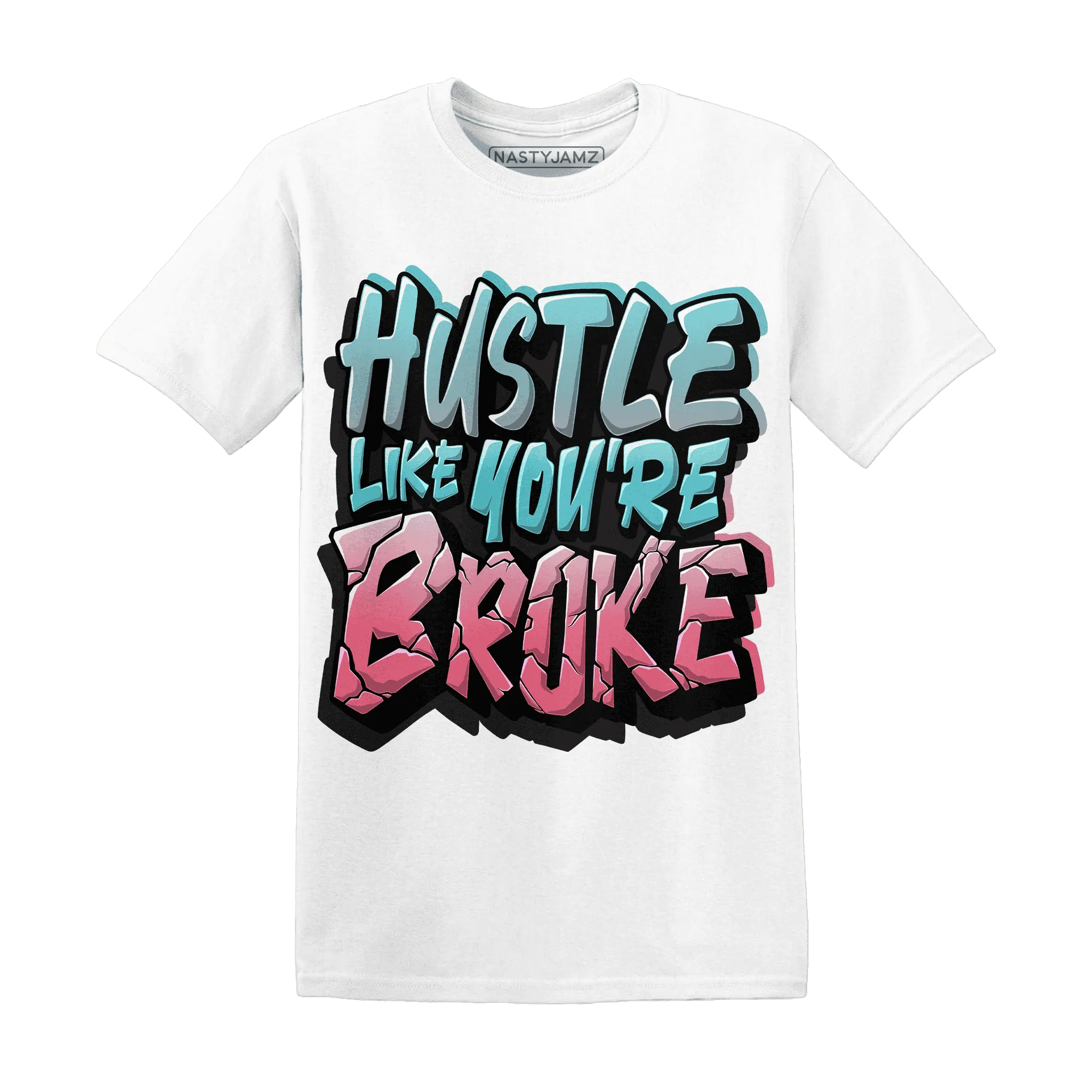 NastyJamz-VaporMax-Plus-South-Beach-T-Shirt-Match-Hustle-Like-Broke