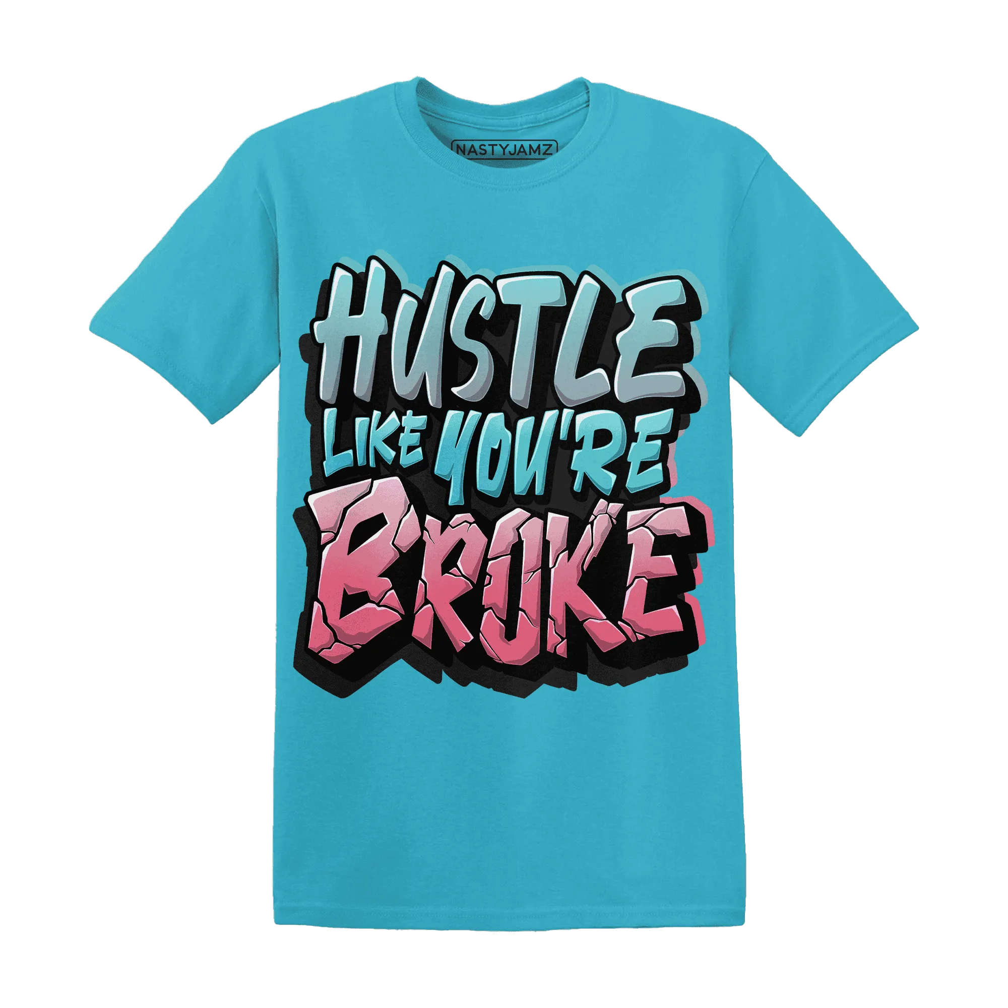 NastyJamz-VaporMax-Plus-South-Beach-T-Shirt-Match-Hustle-Like-Broke